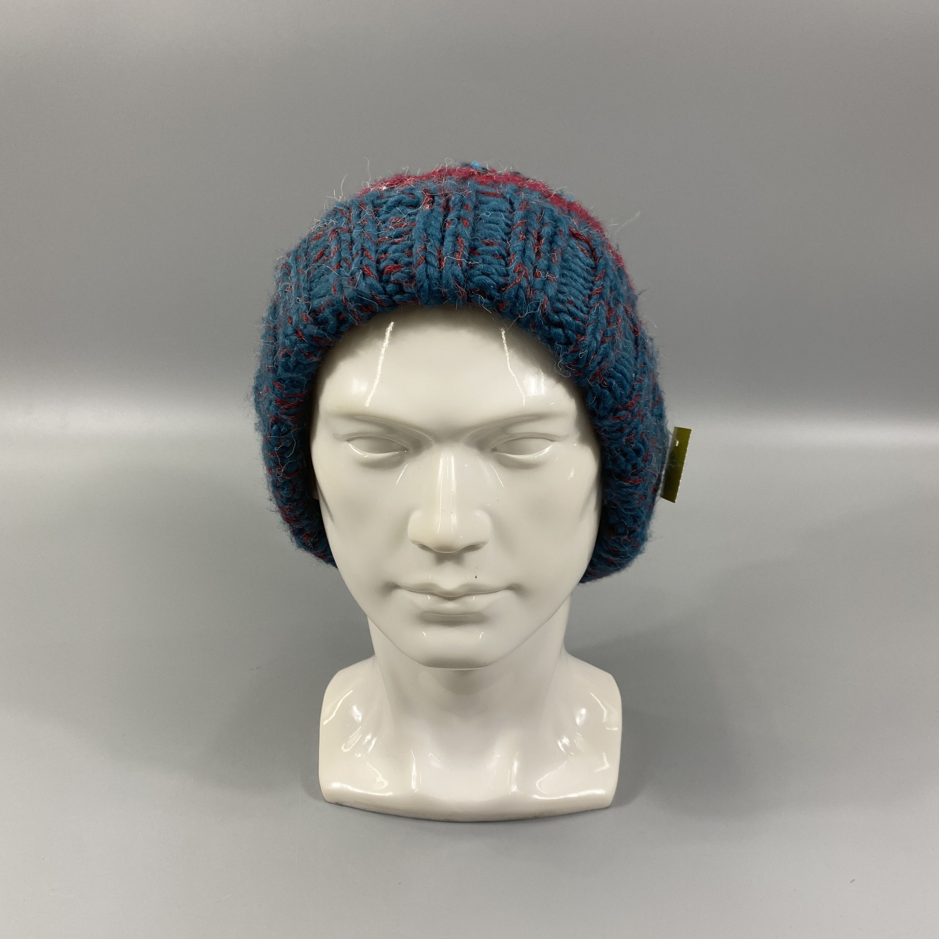 Japanese Brand Knitted Multicolor Beanie Hats Pom Pom -BN1051 Size ONE SIZE - 2 Thumbnail