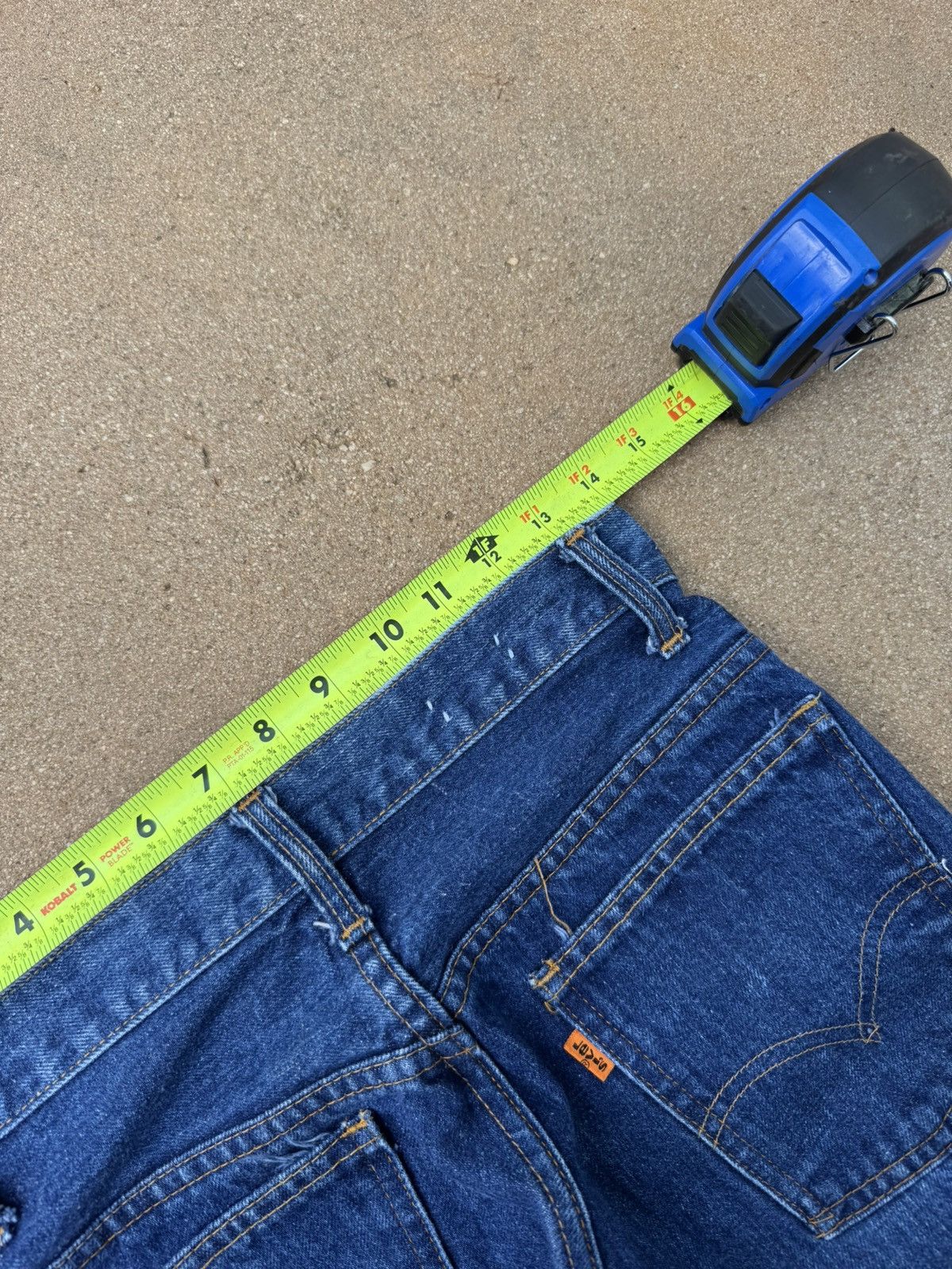 Levi's × Vintage Vtg 70’s Levi’s 646 Orange Tab Bellbottom Flare Jeans 28x30 Size US 28 / EU 44 - 8 Thumbnail