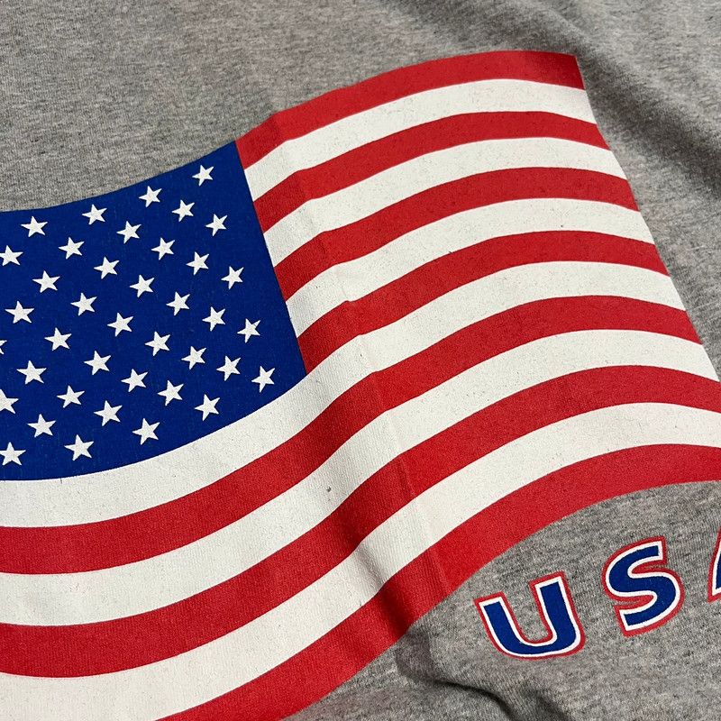 Vintage Vintage USA Flag T-Shirt Retro Y2K Baggy Size US XXL / EU 58 / 5 - 3 Thumbnail
