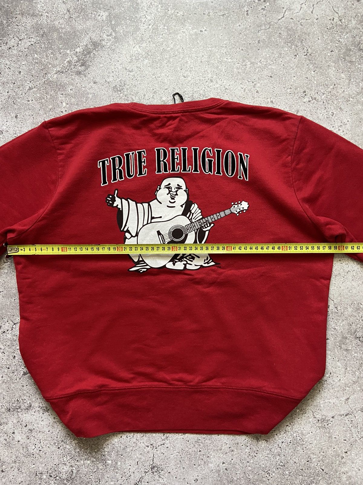 True Religion True Religion Big Logo Buddha Sweatshirt Vintage Size US XL / EU 56 / 4 - 3 Thumbnail