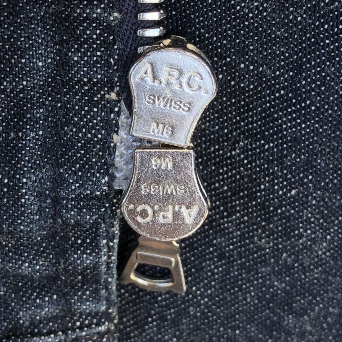 A.P.C. Vintage A.P.C Embroidery Logo Denim Zipper Jacket Size US M / EU 48-50 / 2 - 19 Thumbnail