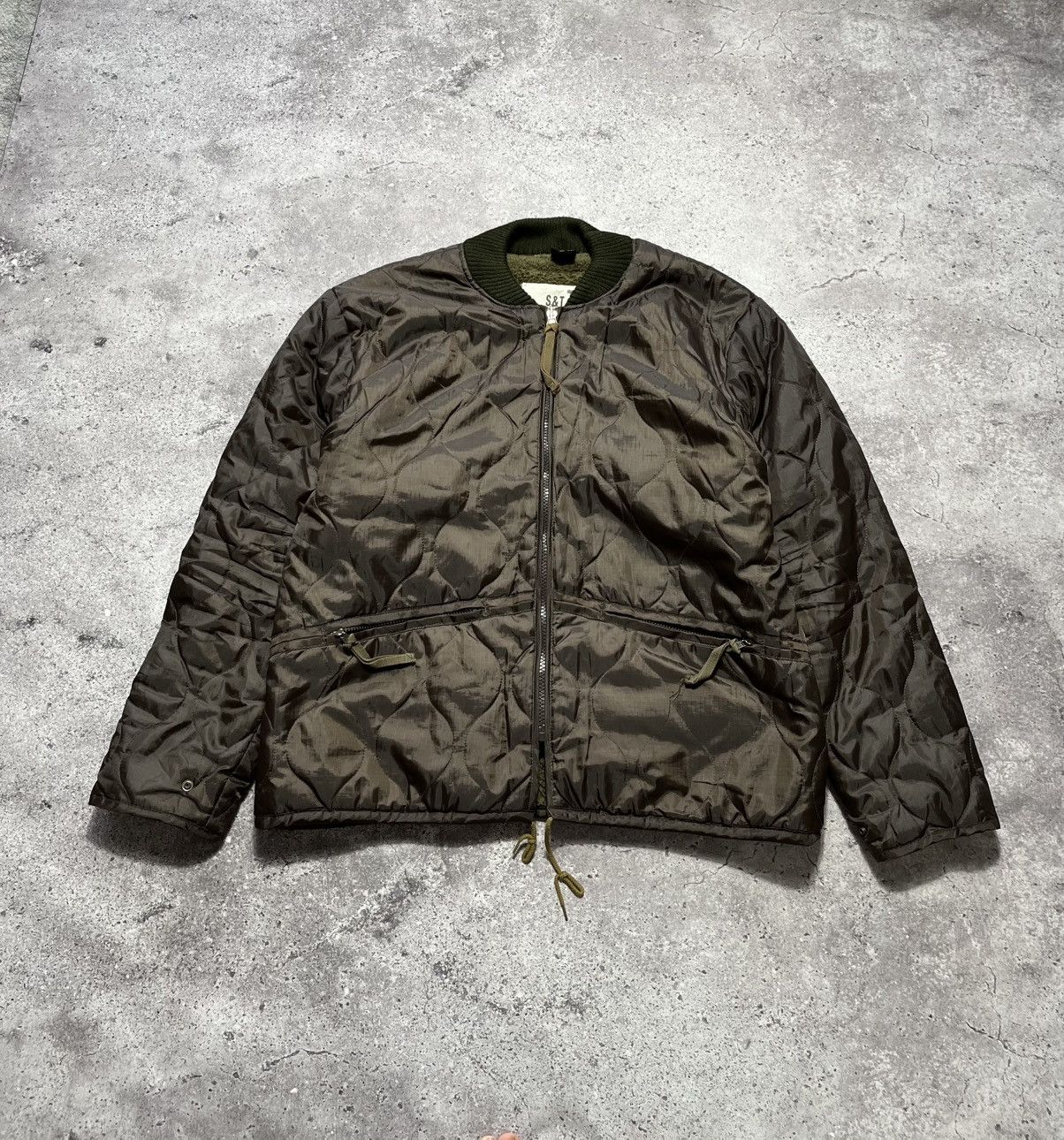 Japanese Brand Vintage Y2K SURPLUS TEX 75 Military Quilted jacket Size US XL / EU 56 / 4 - 2 Thumbnail