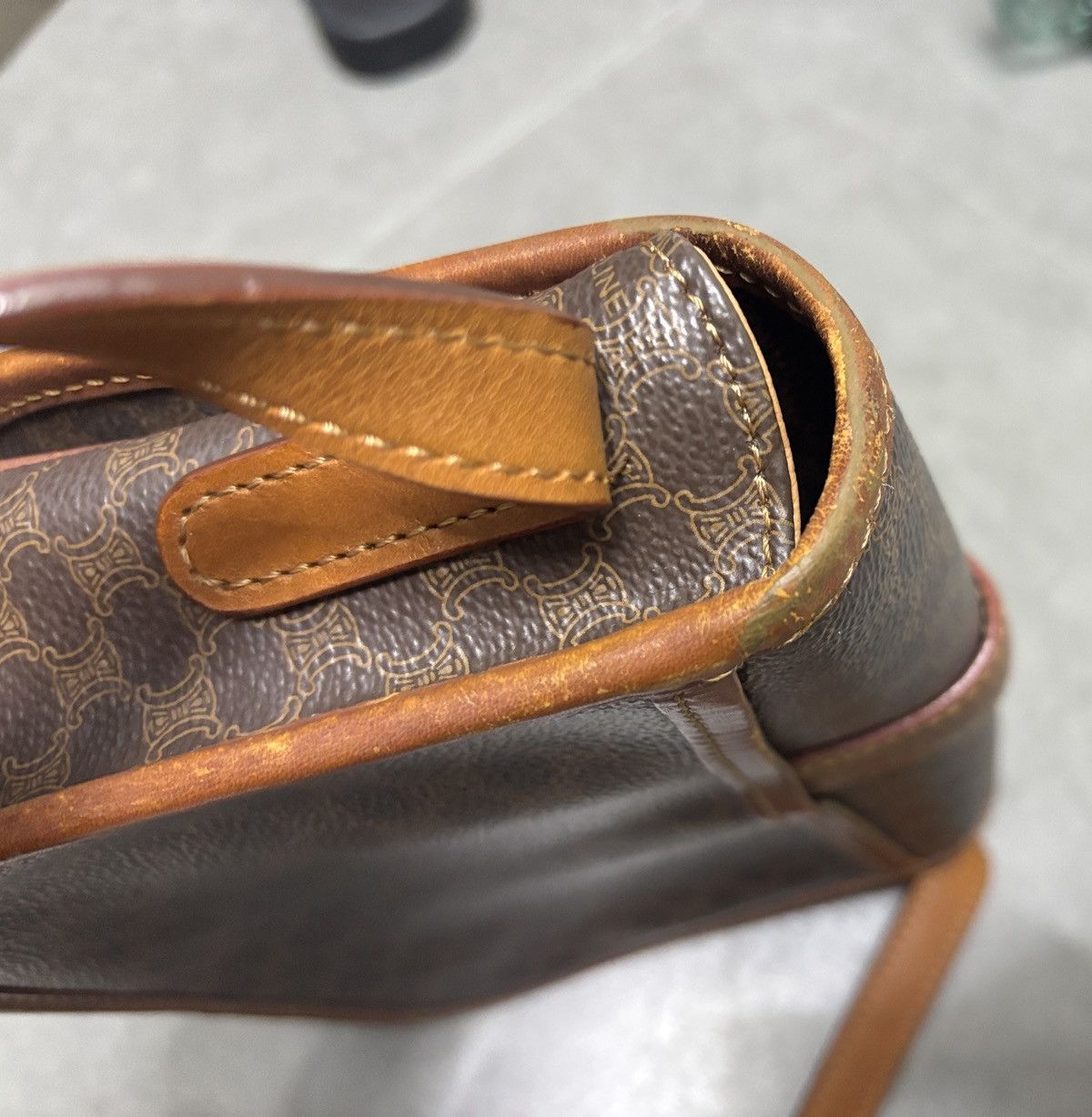 Celine × Vintage Vintage Celine Folco bag monogram Size ONE SIZE - 5 Thumbnail