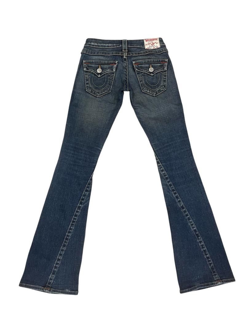 Tornado Mart Vintage True Religion Flare Denim Jeans Size 28" / US 6 / IT 42 - 11 Thumbnail