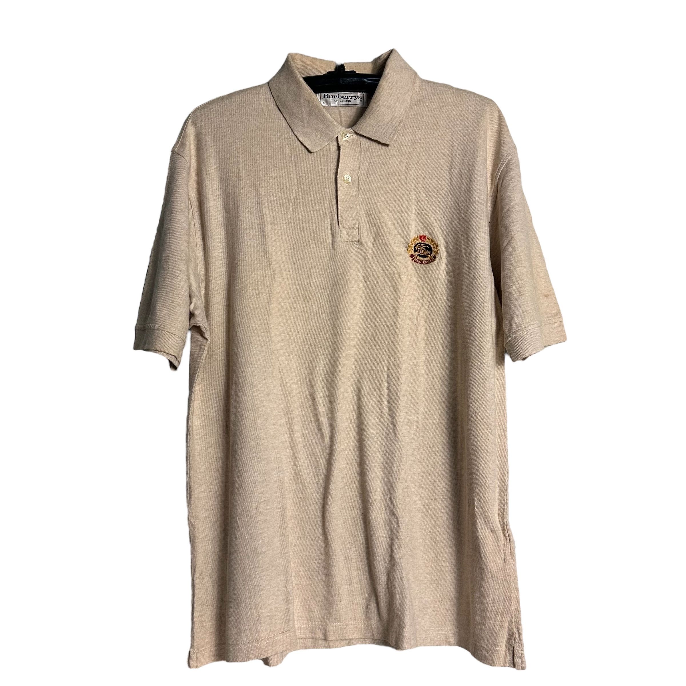 Burberry 🔥RARE🔥Vtg Burberrys of London Polo Shirt Made in Portugal Size US L / EU 52-54 / 3 - 1 Thumbnail