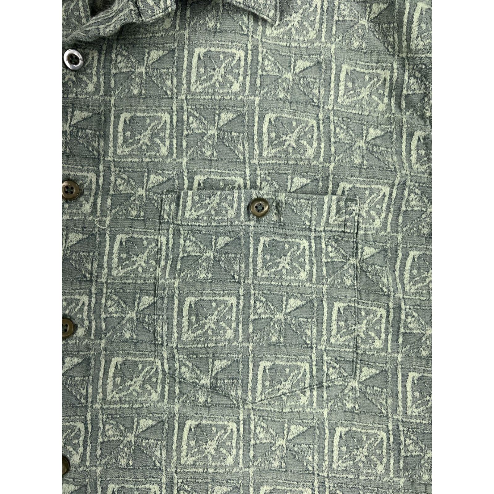 Vintage VINTAGE Kai Nani Shirt Hawaiian Shirt XL Green Floral 90s Aloha Button-Up Mens Size US XL / EU 56 / 4 - 6 Thumbnail
