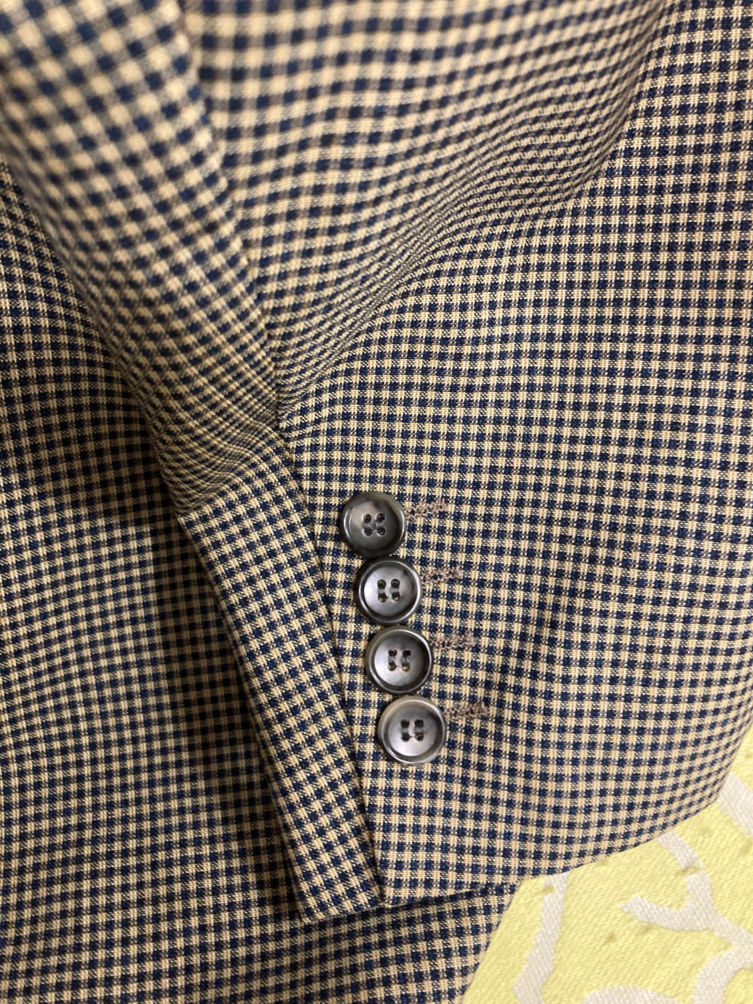 Burberry × Burberry Prorsum × Vintage Vintage Burberry Prorsum Checked Classic Blazer Size US XL / EU 56 / 4 - 10 Thumbnail