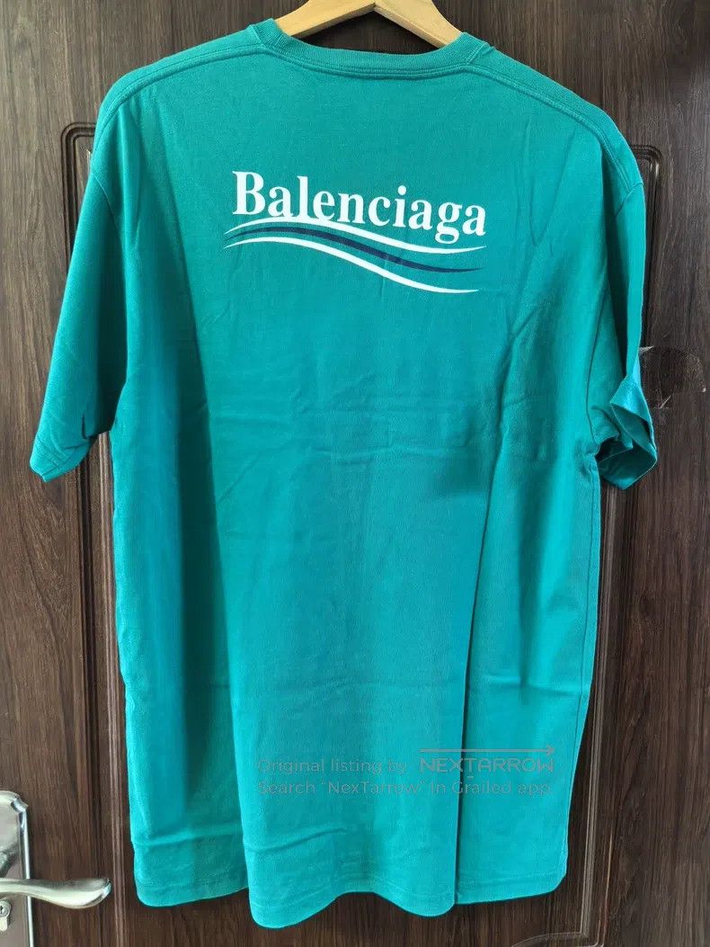 Balenciaga Balenciaga Classic limited edition green Coke short-sleeve Size US XS / EU 42 / 0 - 2 Thumbnail