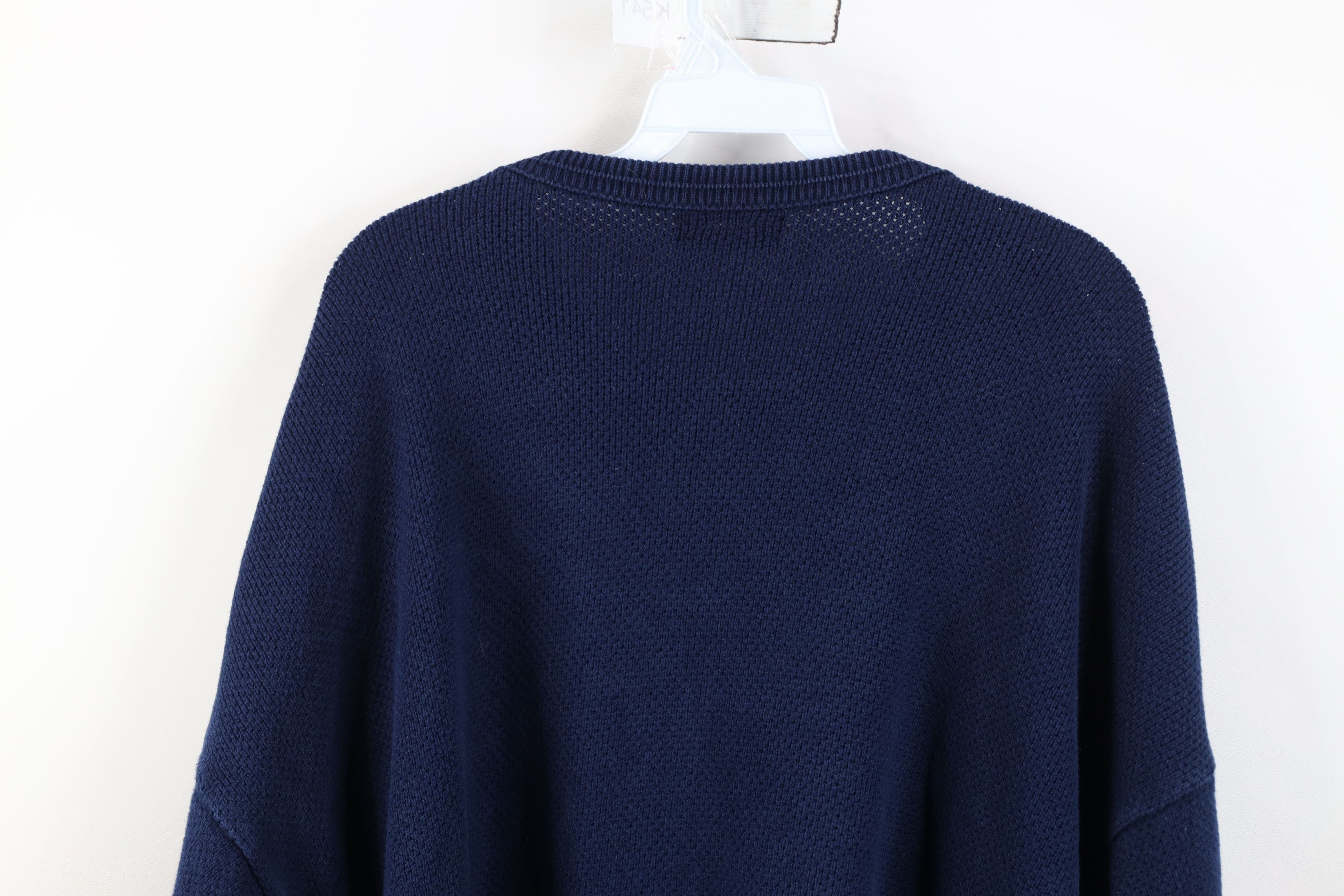 Vintage Vintage 90s Coventry Township Ohio Knit Sweater Blue USA Size US XXL / EU 58 / 5 - 11 Thumbnail