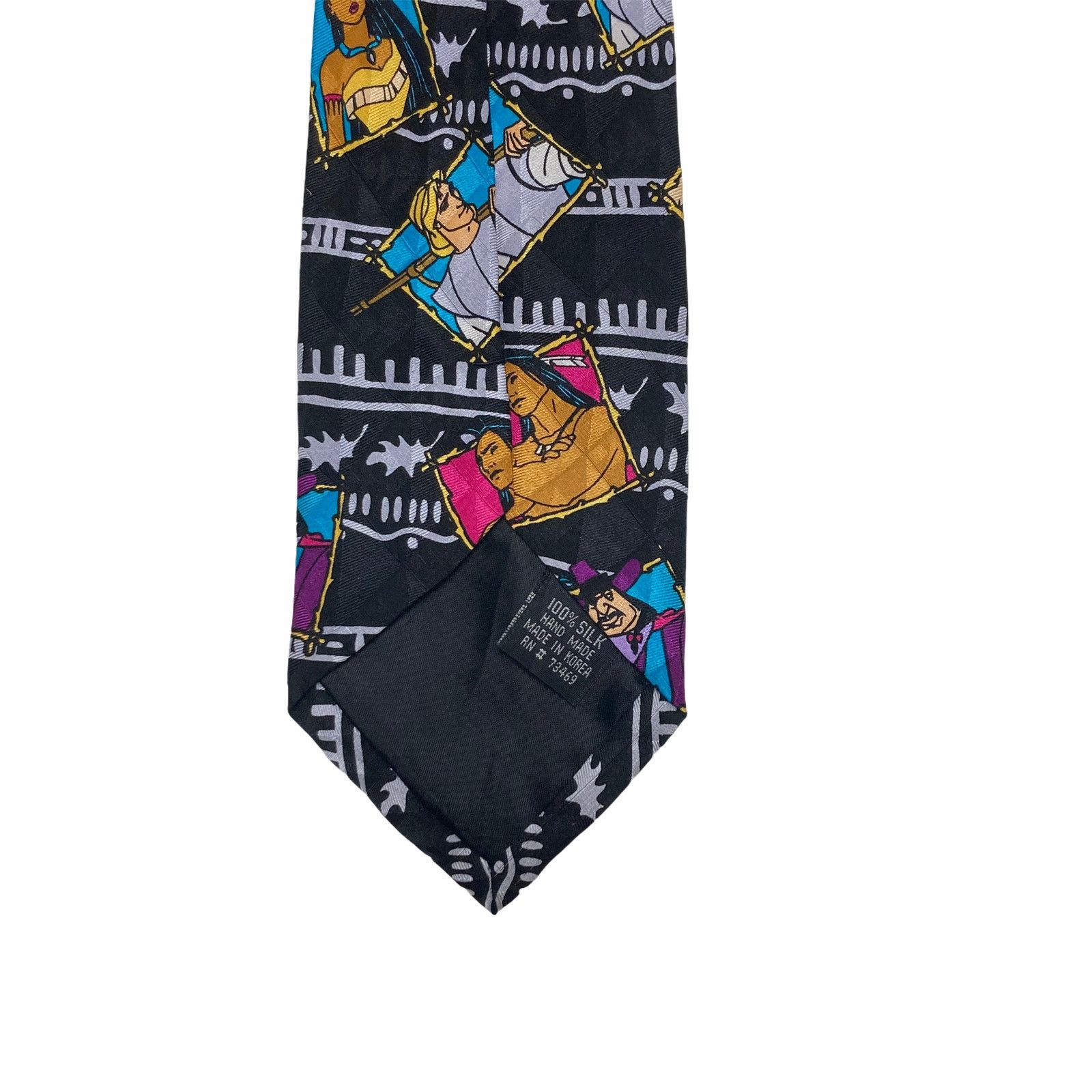 Disney The Disney Store Pocahontas John Smith Novelty Necktie Size ONE SIZE - 4 Thumbnail