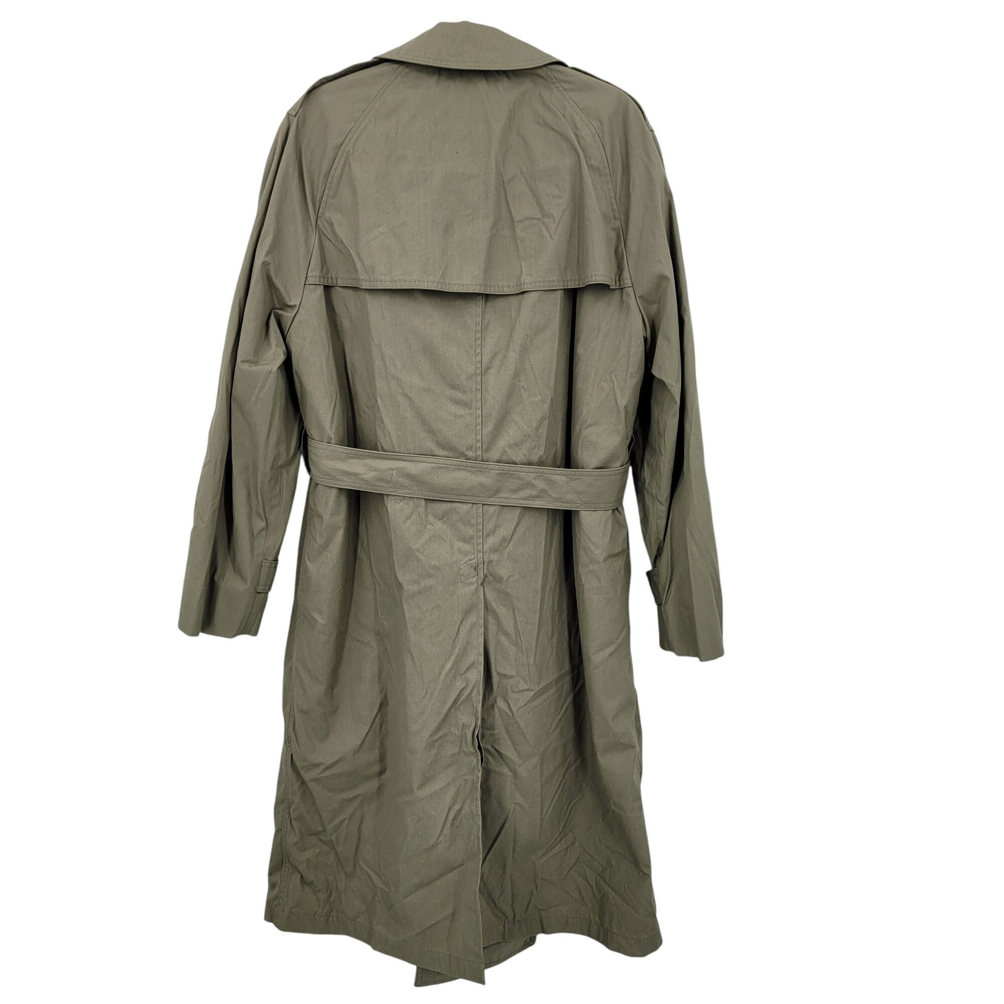 Vintage Vtg Military All-Weather Mens Trench Coat Sz 38R Khaki Doubl Size US M / EU 48-50 / 2 - 8 Thumbnail