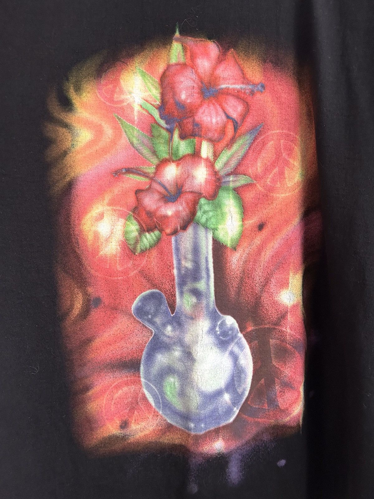 22AW×Dries Van Noten Airbrush Vase Tee