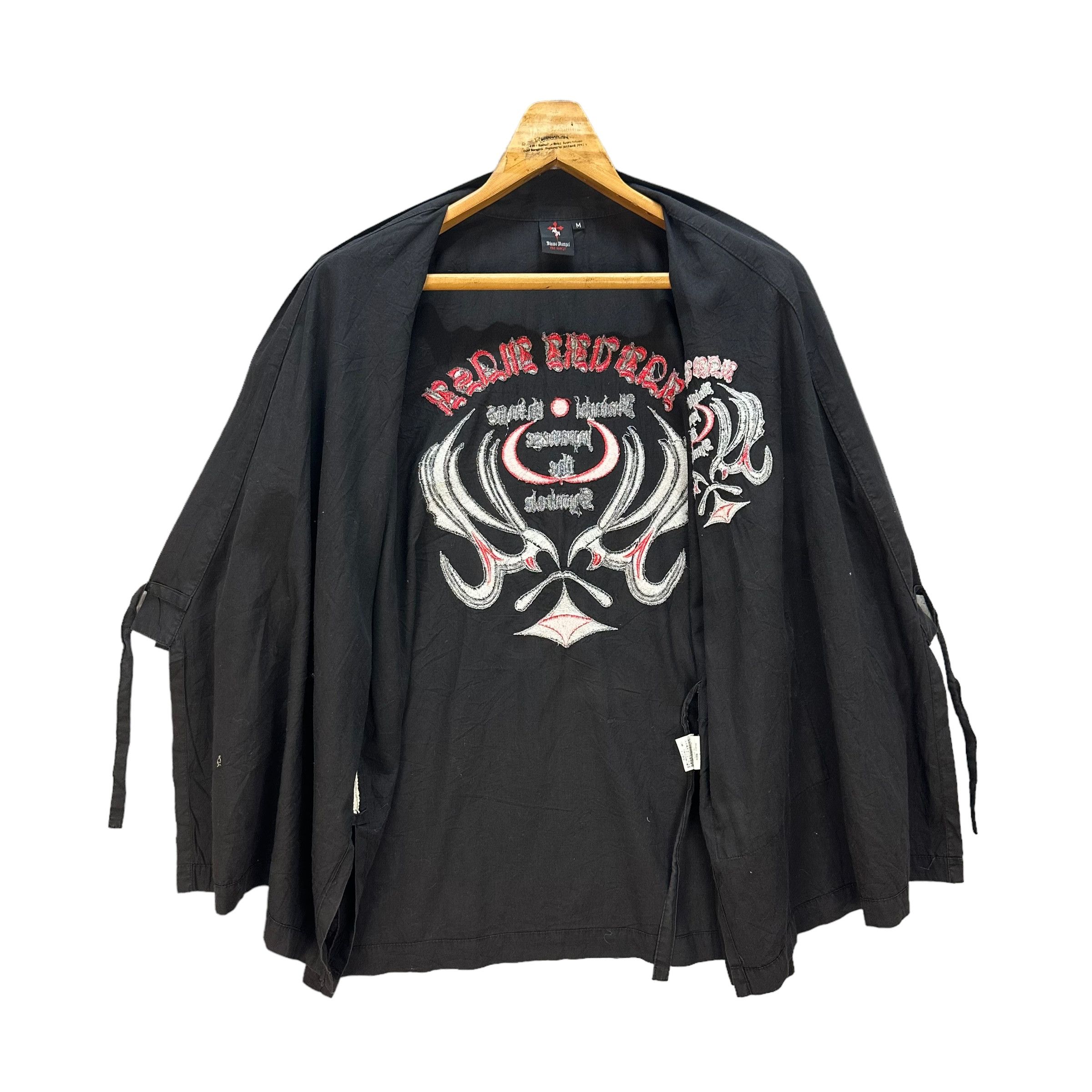Japanese Brand VINTAGE 90's BLUME RAMPEL THE WORST KIMONO #8779-026 Size US M / EU 48-50 / 2 - 11 Thumbnail