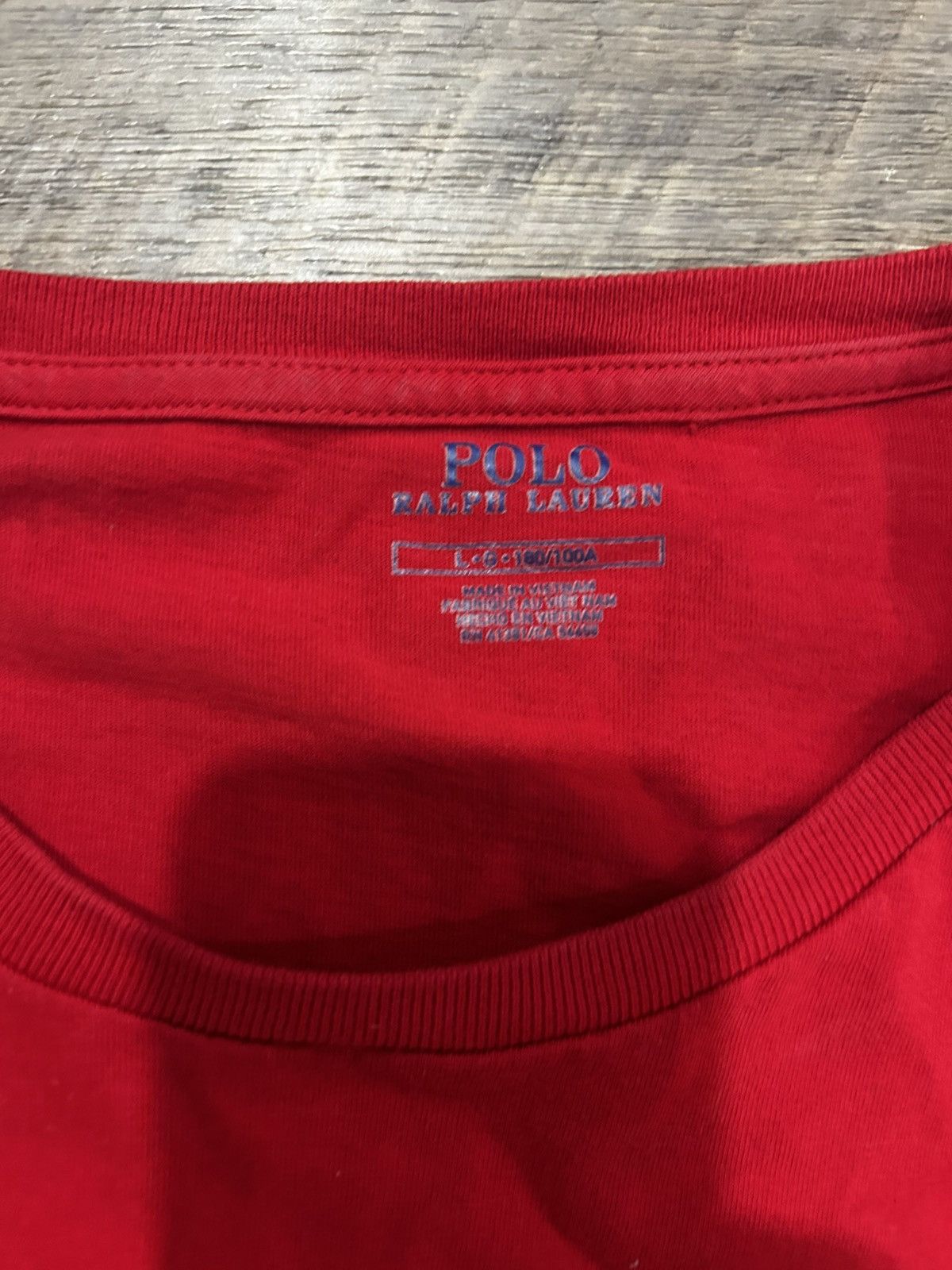 Polo Ralph Lauren ❗️Red Long Sleeve Shirt with Blue Pony❗️ Size US L / EU 52-54 / 3 - 3 Thumbnail