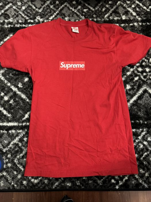 Supreme 20th Anniversary Box Logo Tee Red Men's - SS14 - US