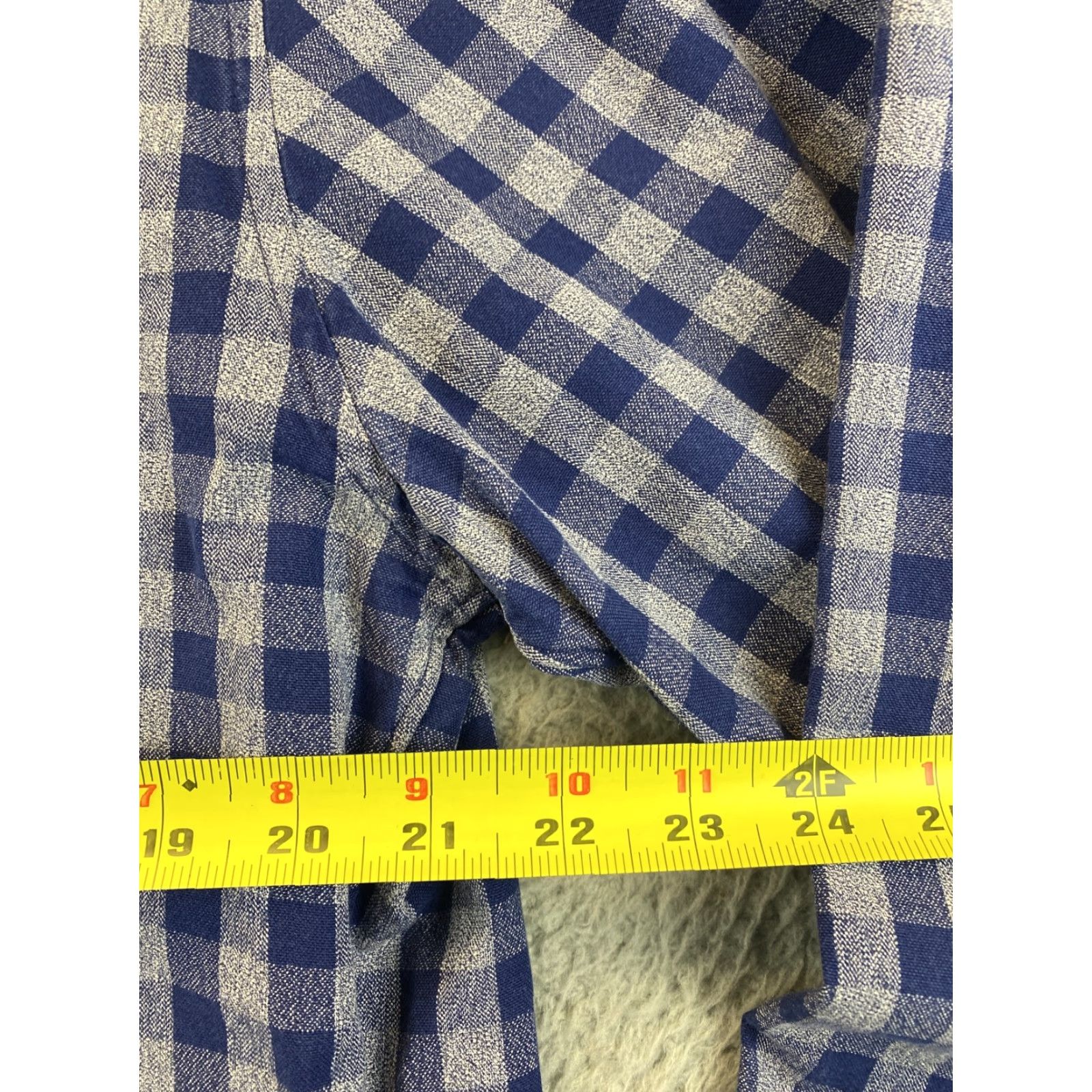 J.Crew J. Crew Slim Check Long Sleeve Dress Shirt Size Large Blue Gray /79-10 Size 42R - 6 Thumbnail