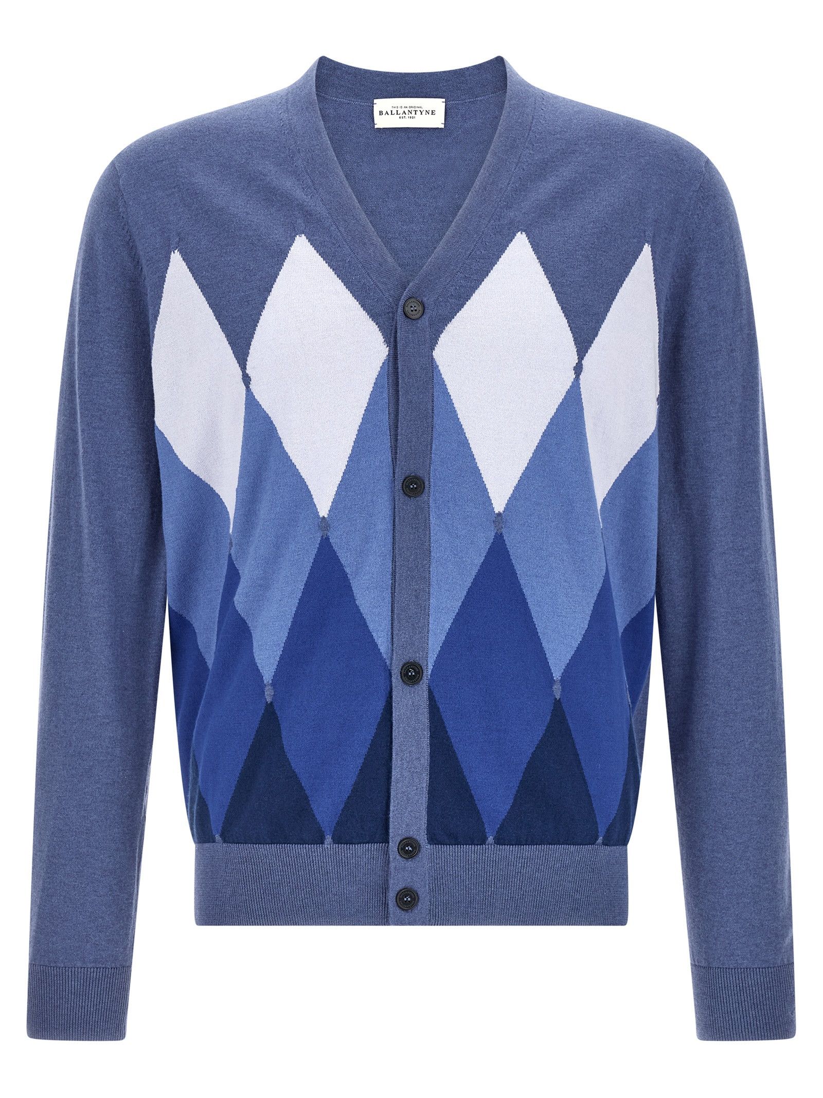 Ballantyne Cardigan Argyle Size US XL / EU 56 / 4 - 1 Thumbnail