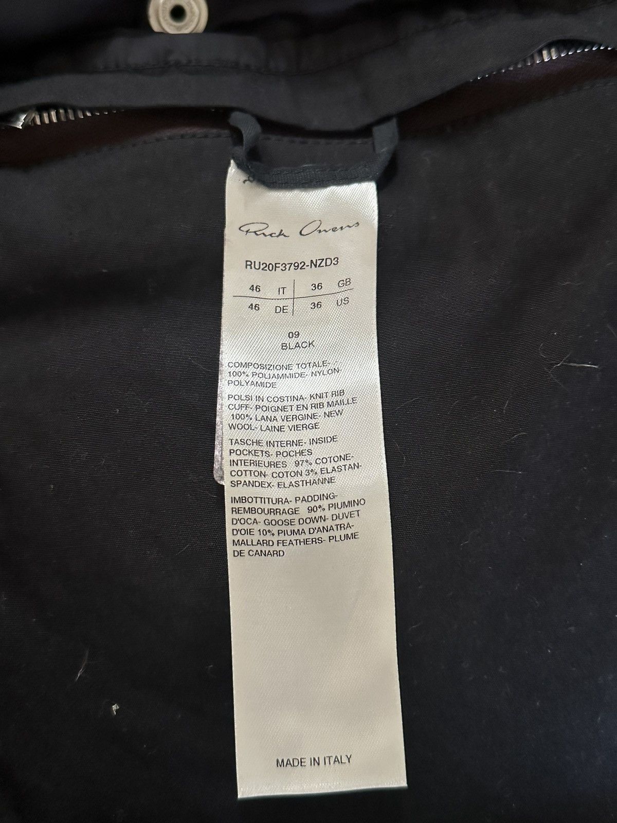 Rick Owens Rick Owens Mountain Douvet Puffer Jacket Size US L / EU 52-54 / 3 - 4 Thumbnail