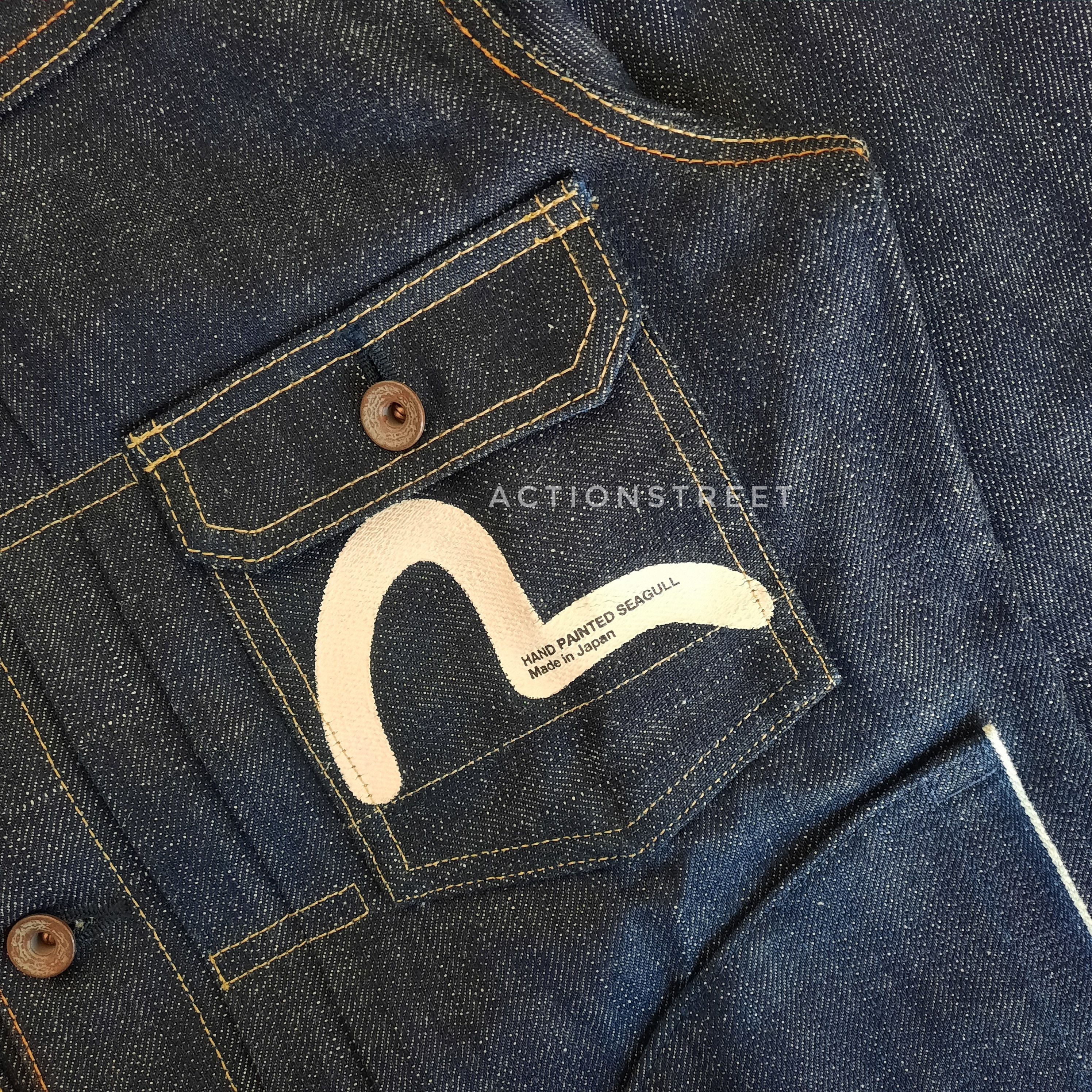 Evisu 🔥Evisu special No 1 indigo 15.5oz type 2 denim jacket Size US L / EU 52-54 / 3 - 5 Thumbnail