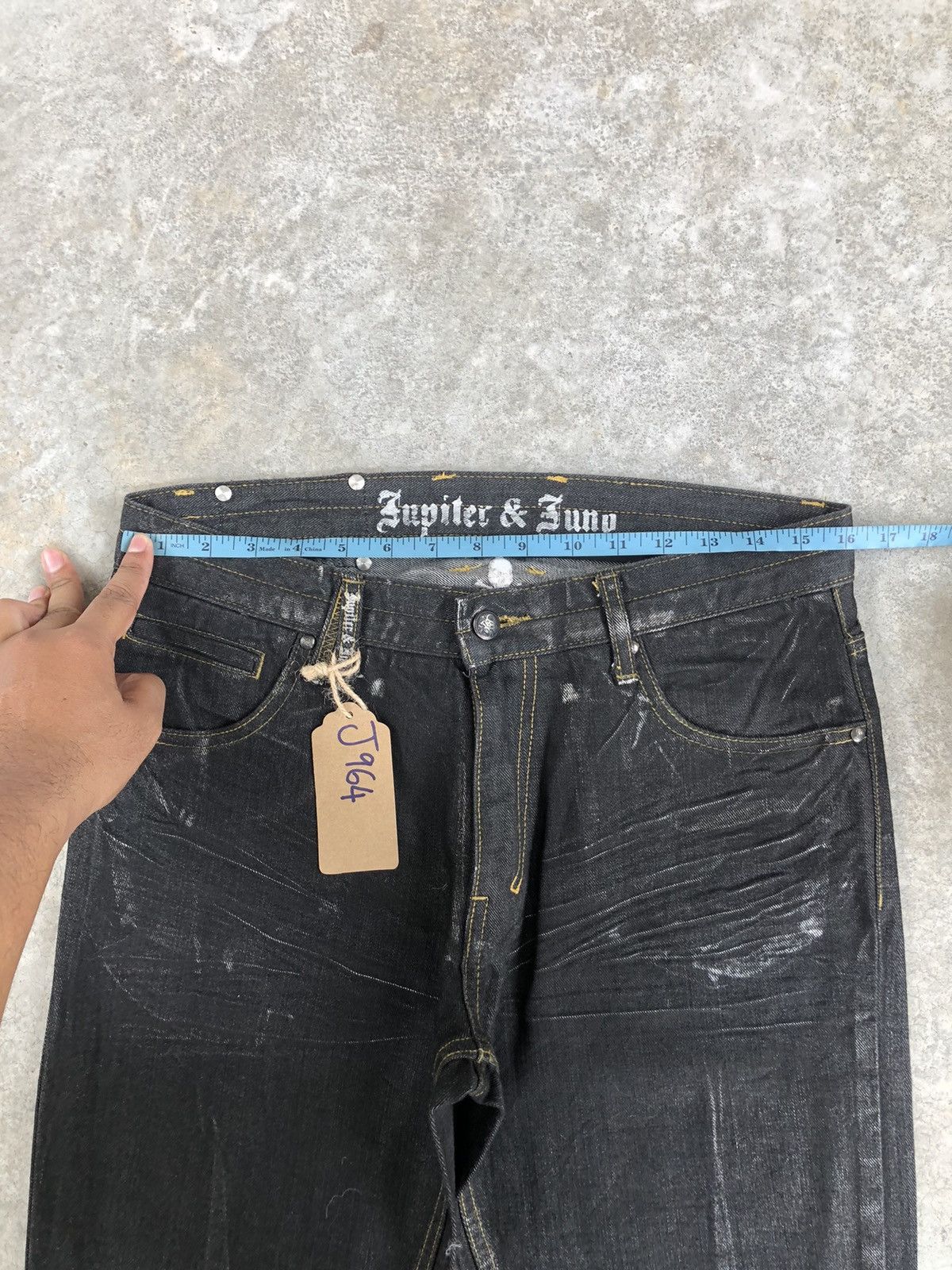 Japanese Brand Japanese Jupiter Juno Flared Jeans Distressed Size US 32 / EU 48 - 23 Thumbnail