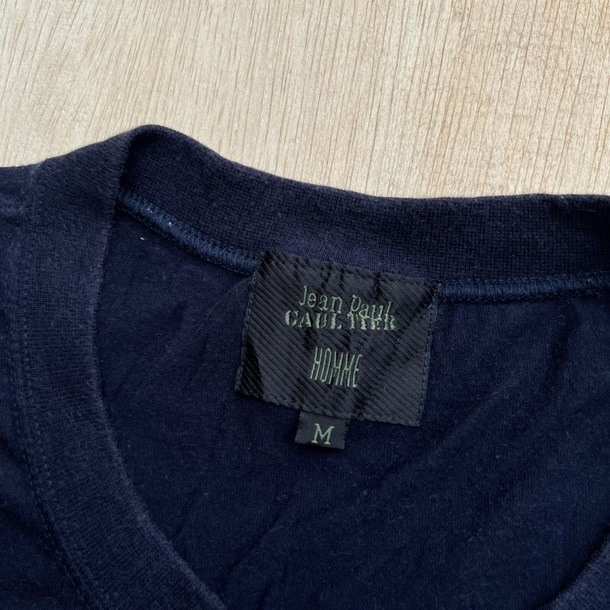 Jean Paul Gaultier JPG HOMME CENTER BASIC LOGO DARK NAVY Y2K VINTAGE TEE Size US M / EU 48-50 / 2 - 3 Thumbnail