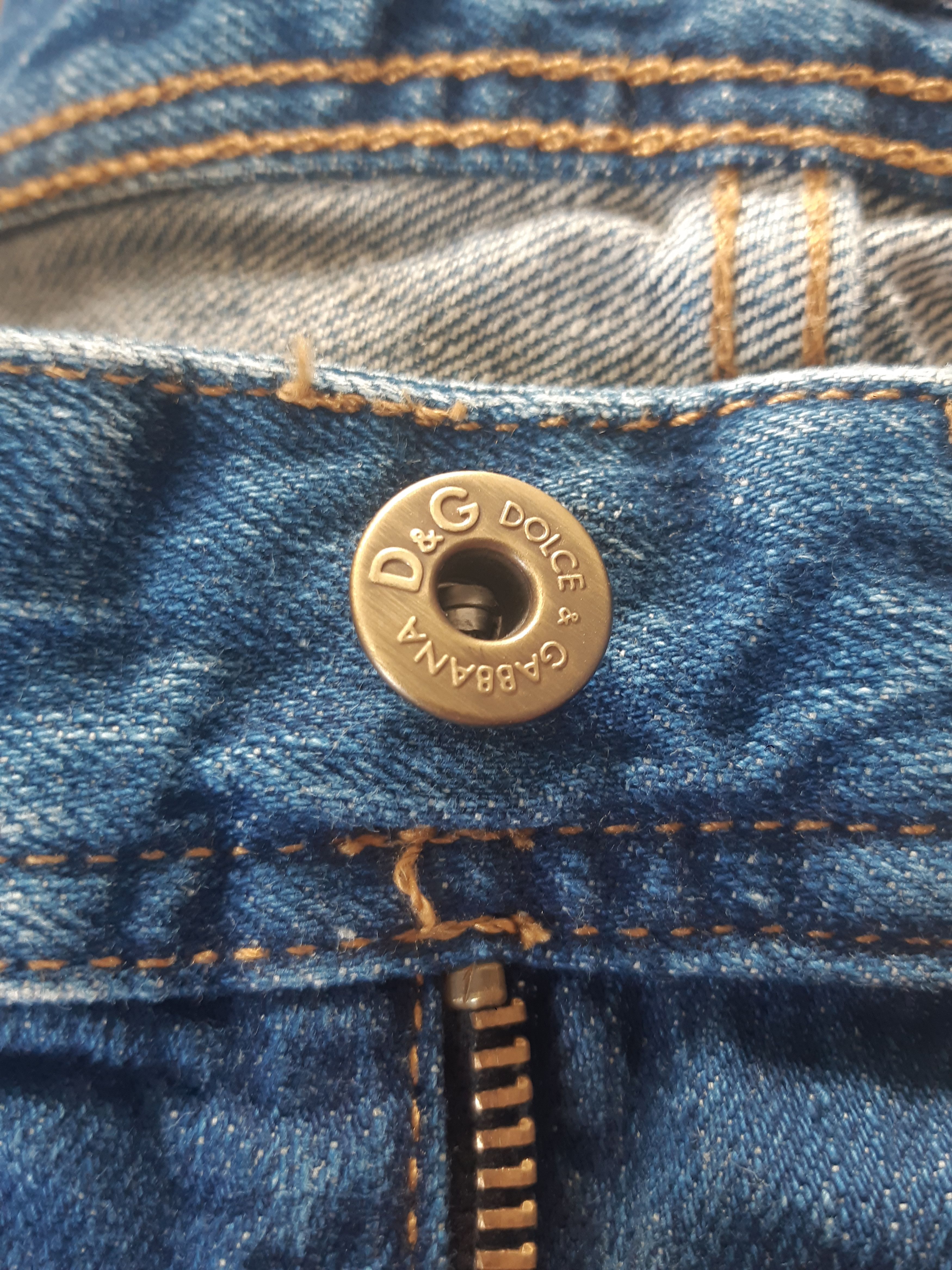 Dolce & Gabbana Rare DOLCE GABBANA Jeanius Mind New Vintage Denim NWT Size US 34 / EU 50 - 8 Thumbnail