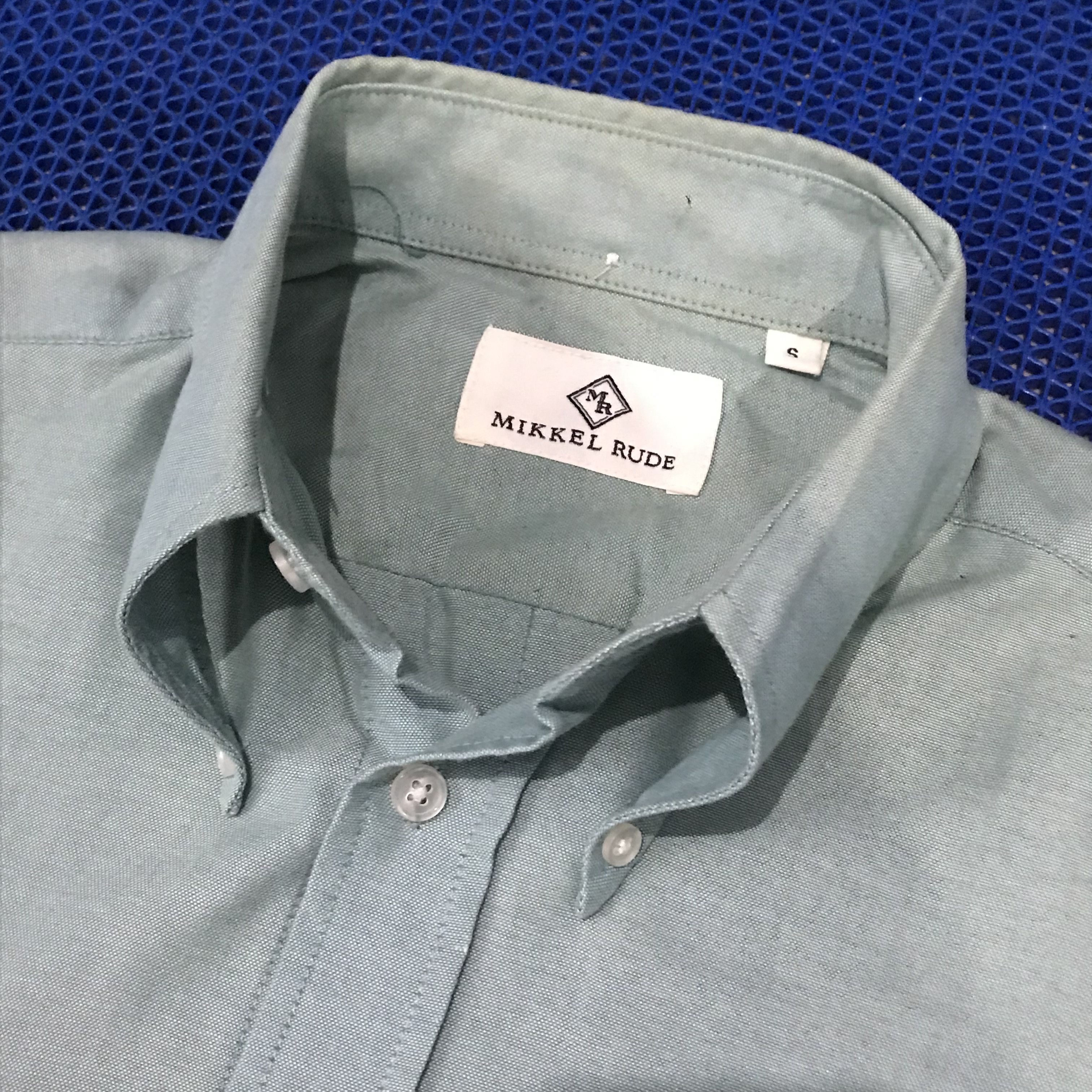 Vintage Vintage Mikkel Rude British Trimfit oxford Long Sleeves Size US S / EU 44-46 / 1 - 9 Thumbnail