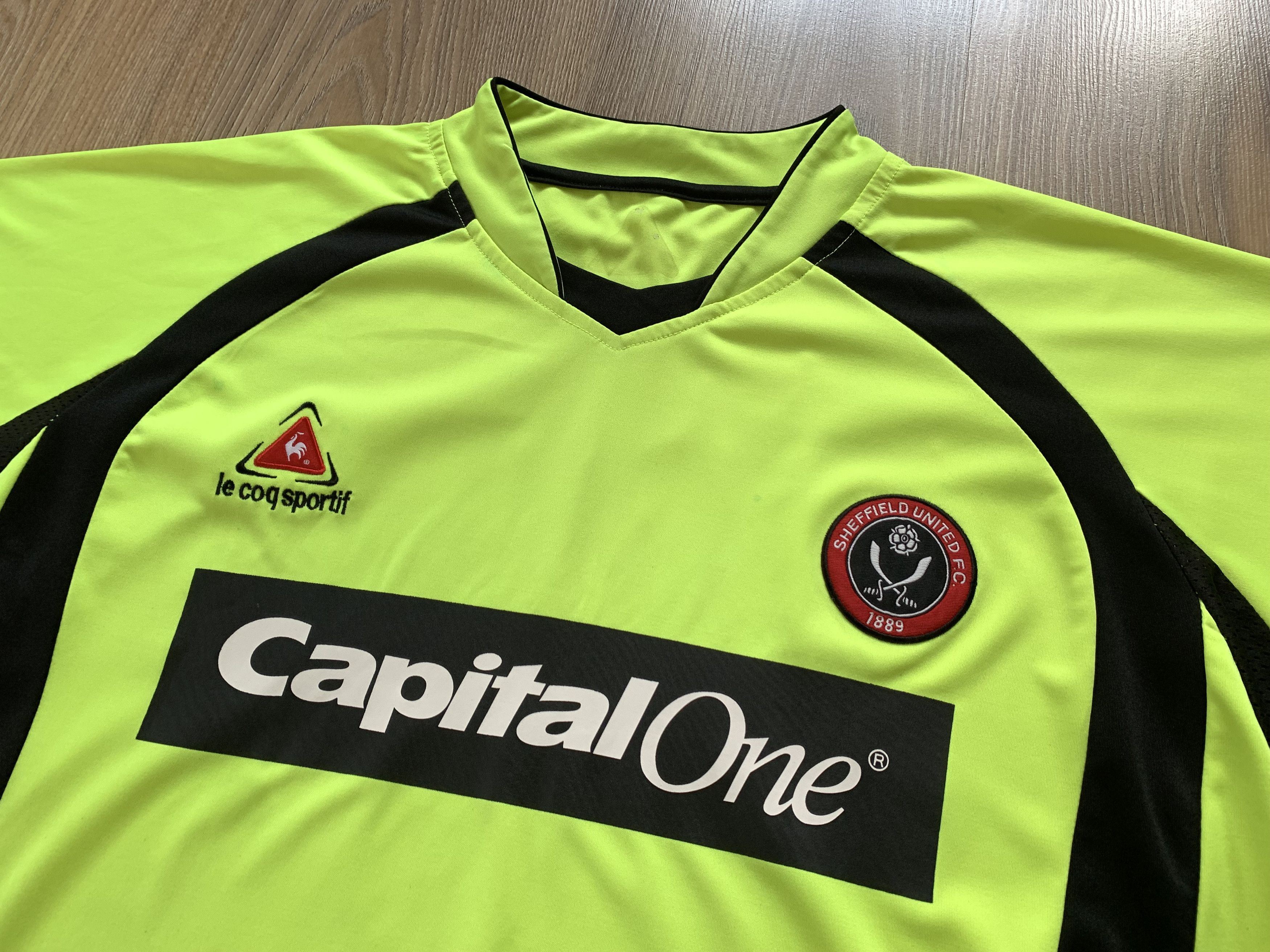 Le Coq Sportif Vintage Le Coq Sportif Sheffield United Away Shirt 2007-2008 Size US L / EU 52-54 / 3 - 6 Thumbnail