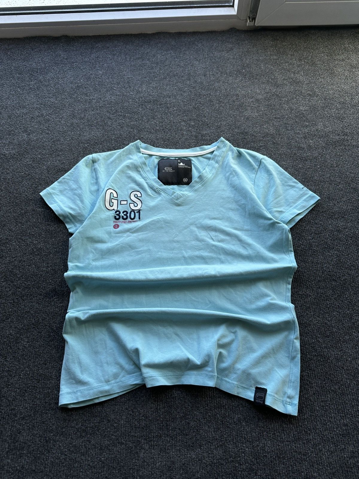 G-Star 🚨 G STAR RAW WMN Y2K VNTG V NECK BIG LOGO Size XL / US 12-14 / IT 48-50 - 1 Thumbnail