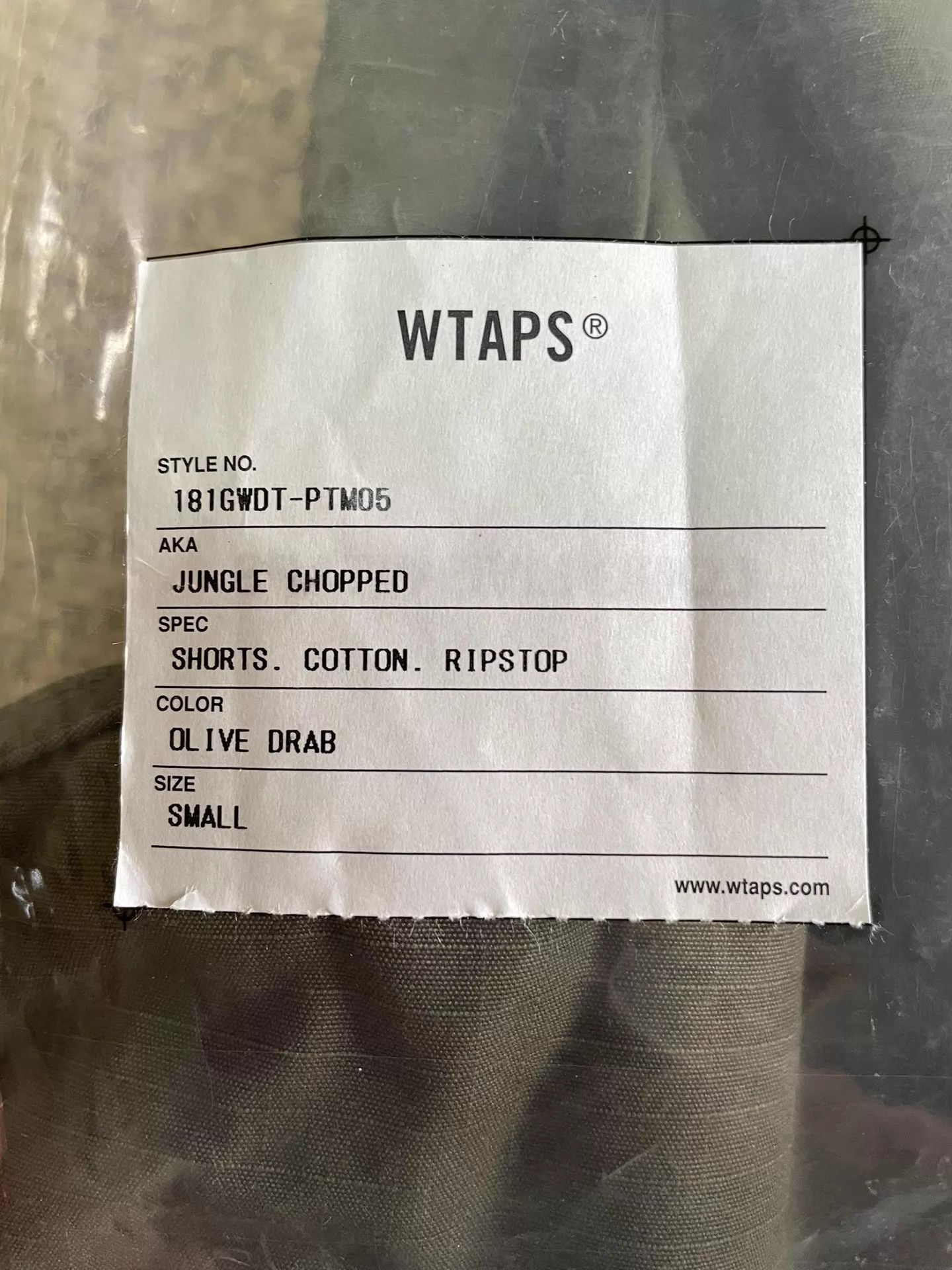 Wtaps WTAPS JUNGLE CHOPPED 7-CUT SHORTS SZ S Size US 29 - 7 Thumbnail