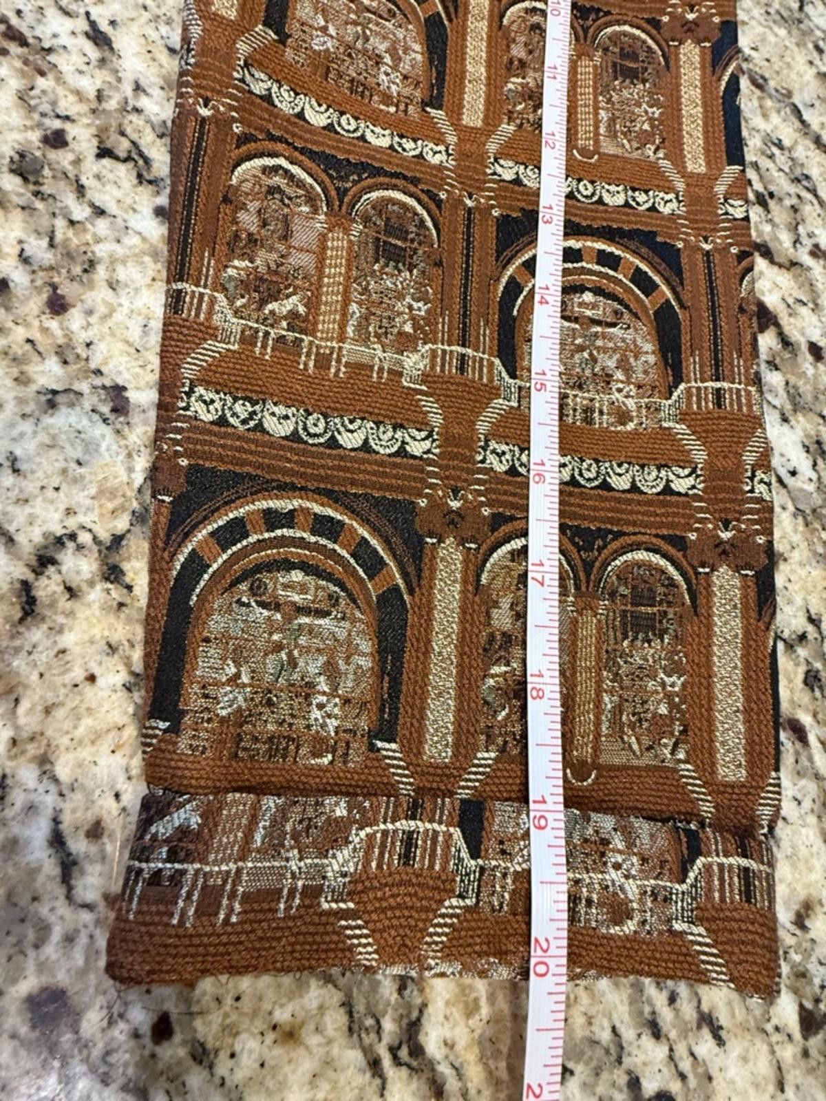 Other Chico’s silk blend jacket ornate Italian archways SZ 1/SM Size S / US 4 / IT 40 - 10 Thumbnail