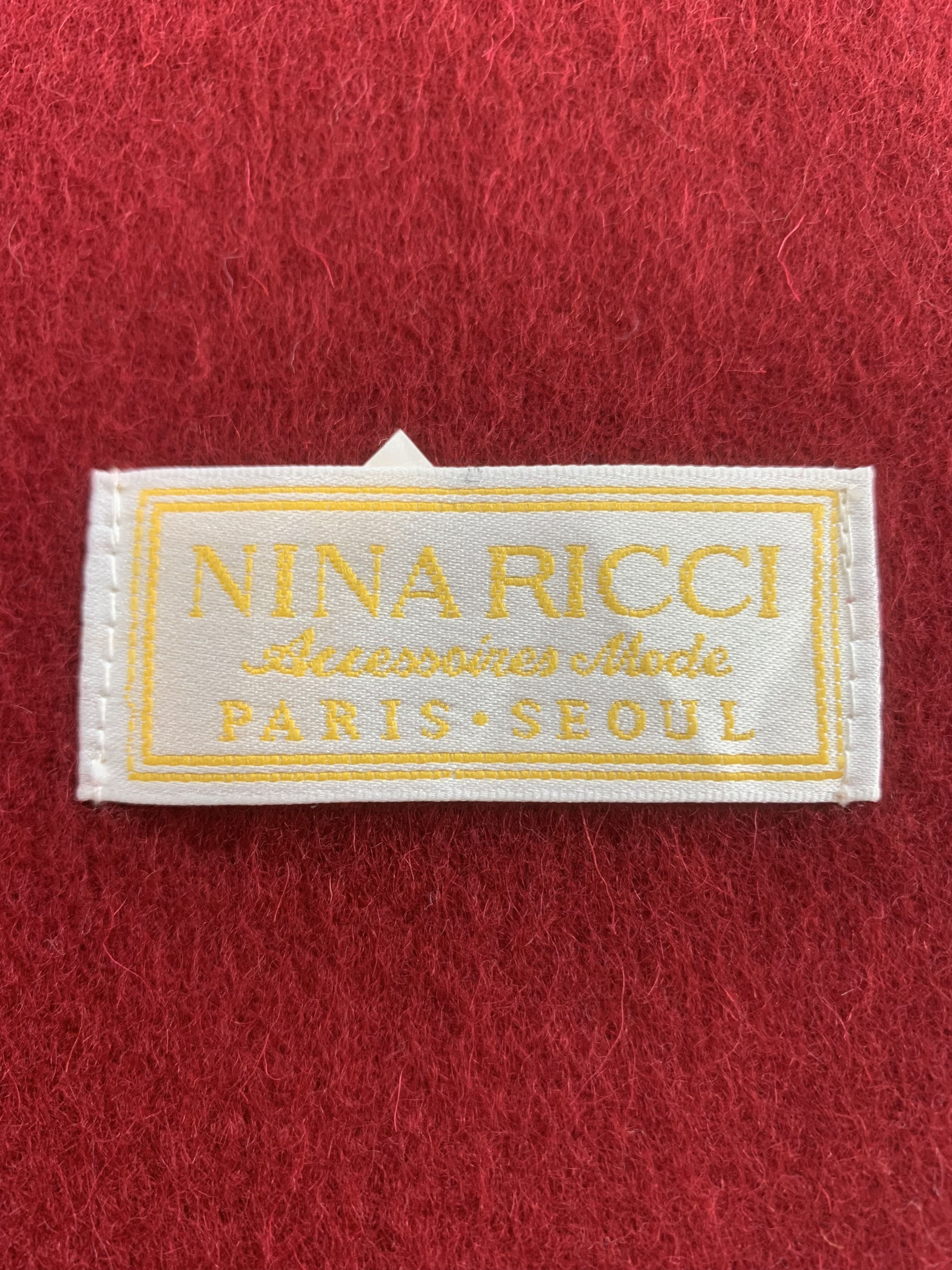 Nina Ricci Nina Ricci Scarf Wool Muffler Neck Wrap BL3007 Size ONE SIZE - 4 Thumbnail