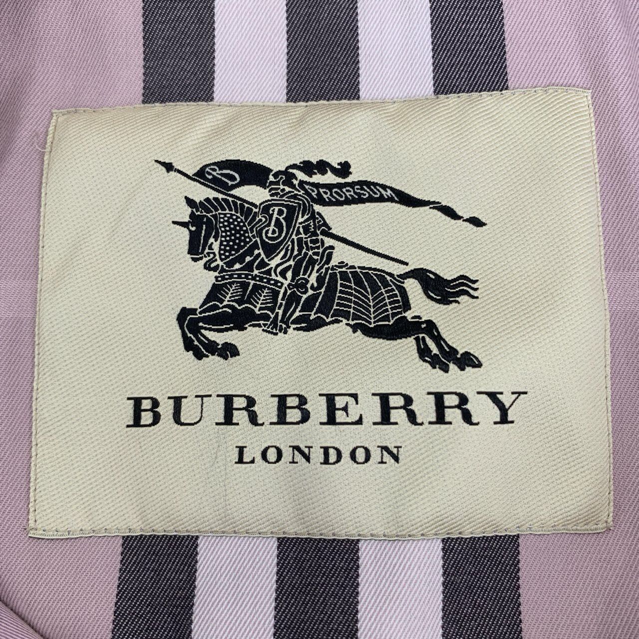 Burberry Burberry Purple Double-Breasted Belted Trench Coat, Size 38S Size S / US 4 / IT 40 - 2 Thumbnail