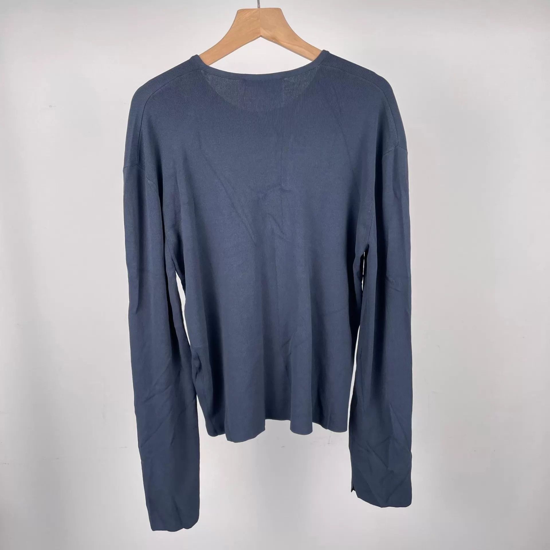 Celine Celine Blue Long Sleeve Top S Size S / US 4 / IT 40 - 2 Thumbnail