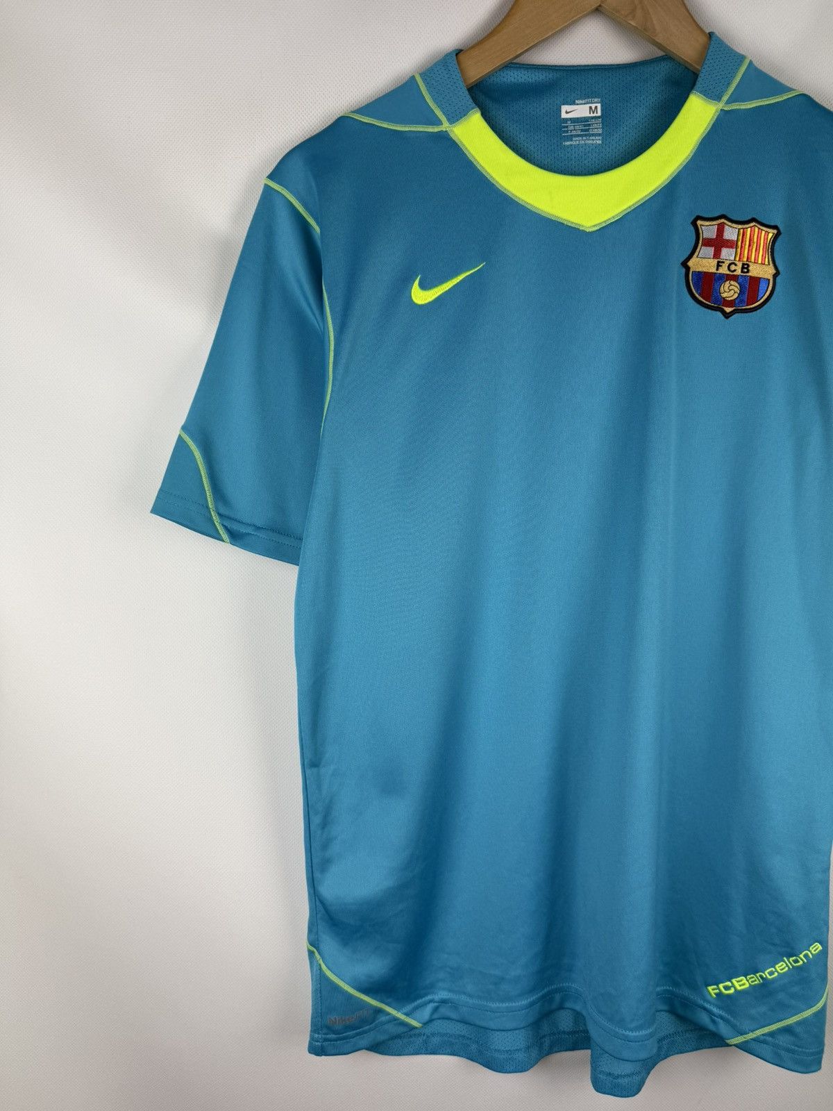Nike Nike FC Barcelona 2007-08 Training Soccer Jersey Shirt Size US M / EU 48-50 / 2 - 2 Thumbnail