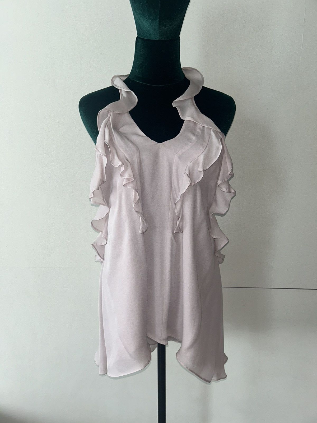 Designer × L'AGENCE Flowy backless halter pink l’agence Size L / US 10 / IT 46 - 2 Thumbnail