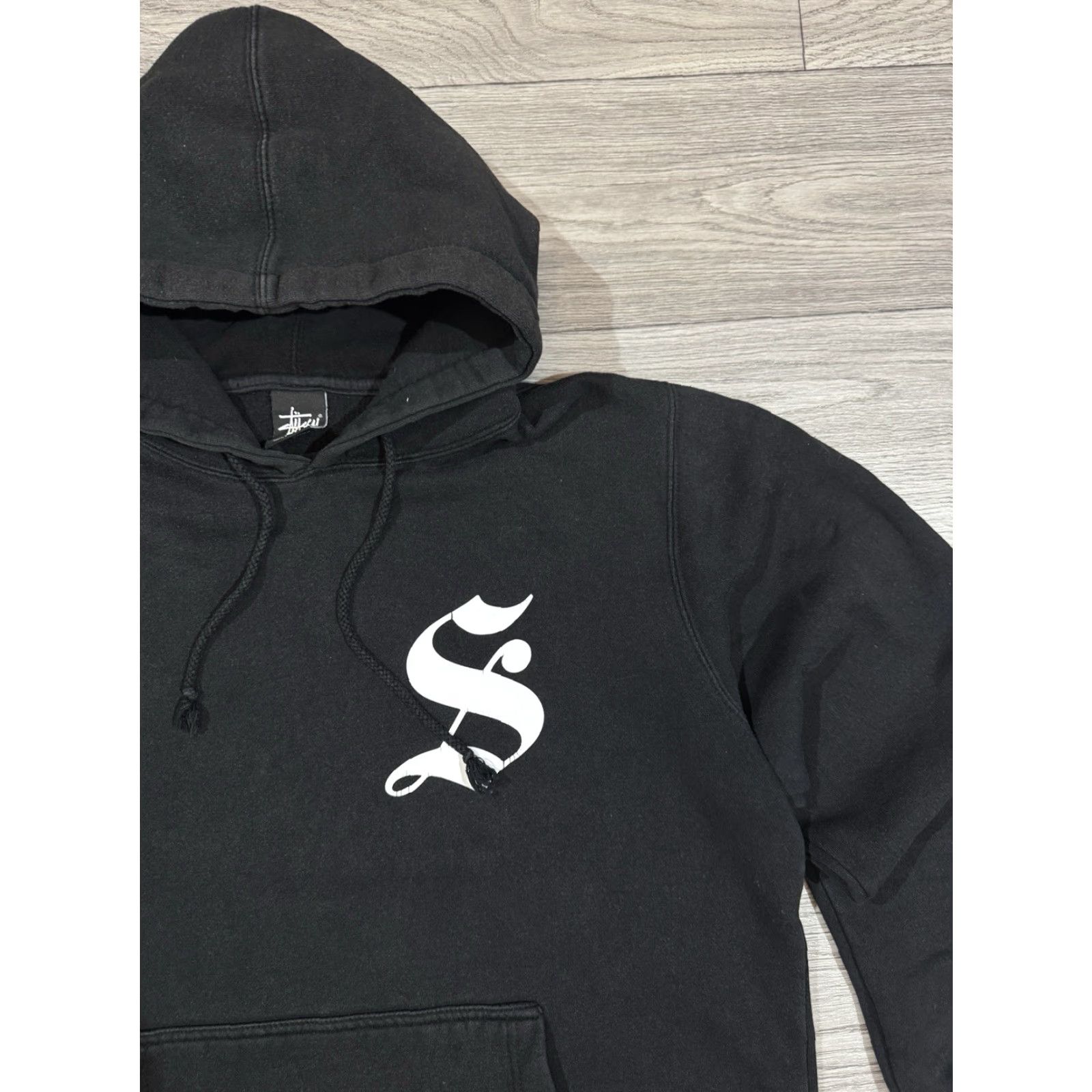 Logo 7 VINTAGE Stussy Crew Logo Black Hoodie Mens Large Sz Large Pullover Streetwear Logo 90s Decade Mens Size US L / EU 52-54 / 3 - 6 Thumbnail