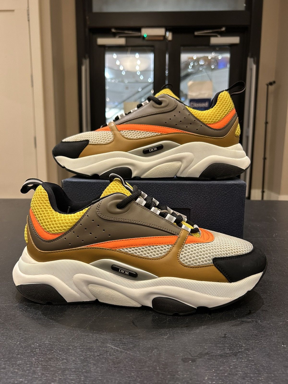 Dior Dior B22 - Khaki Orange Size US 11 / EU 44 - 1 Thumbnail