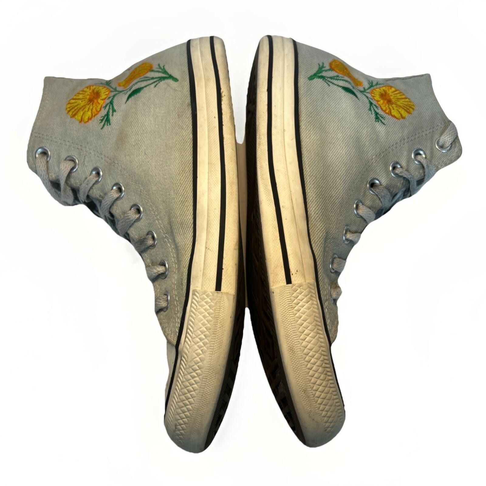 Converse Converse Chuck Taylor Flower Women's Size10 Men Size8 Gray Size US 10 / IT 40 - 5 Thumbnail