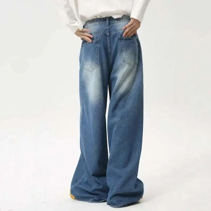 Denime × Jean Draping Wide Leg Trendy Denim Size US 32 / EU 48 - 3 Thumbnail