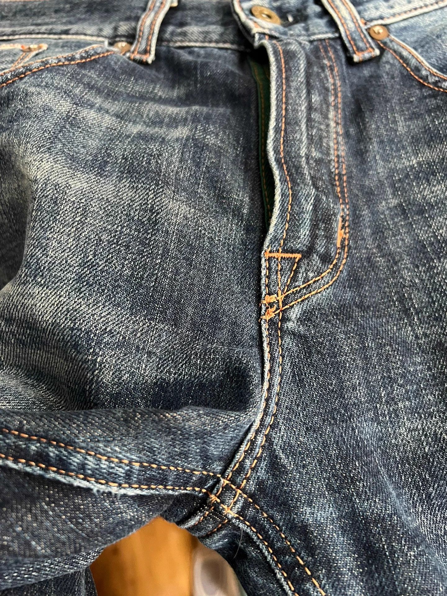 Scarti-Lab Scarti Lab Heavy Wash Mud Stain Distressed Selvedge Jeans Size US 26 / EU 42 - 4 Thumbnail
