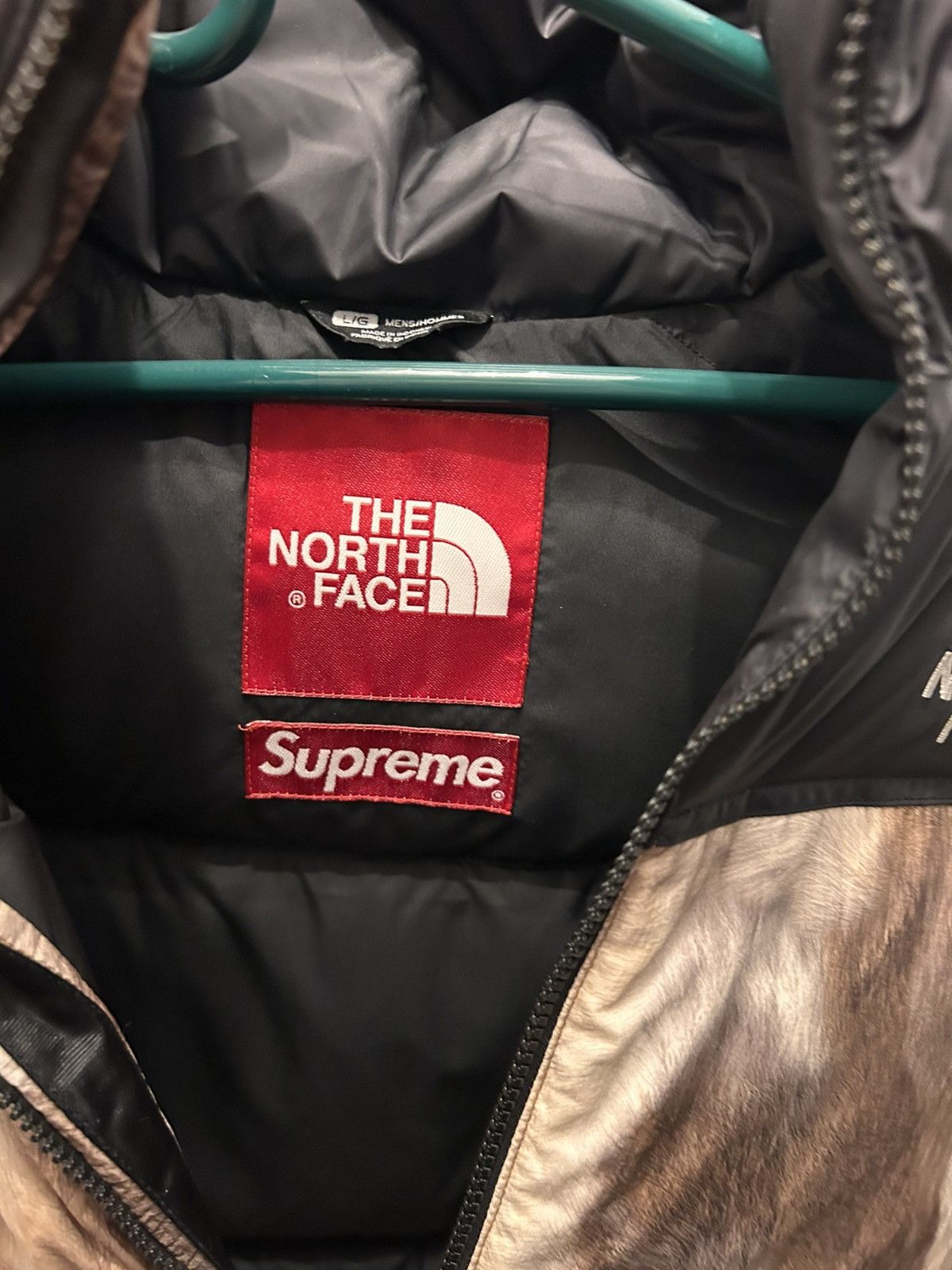 Supreme × The North Face SUPREME x THE NORTH FACE Fur Print Nuptse Vest Sz L FW13 Size US L / EU 52-54 / 3 - 11 Thumbnail