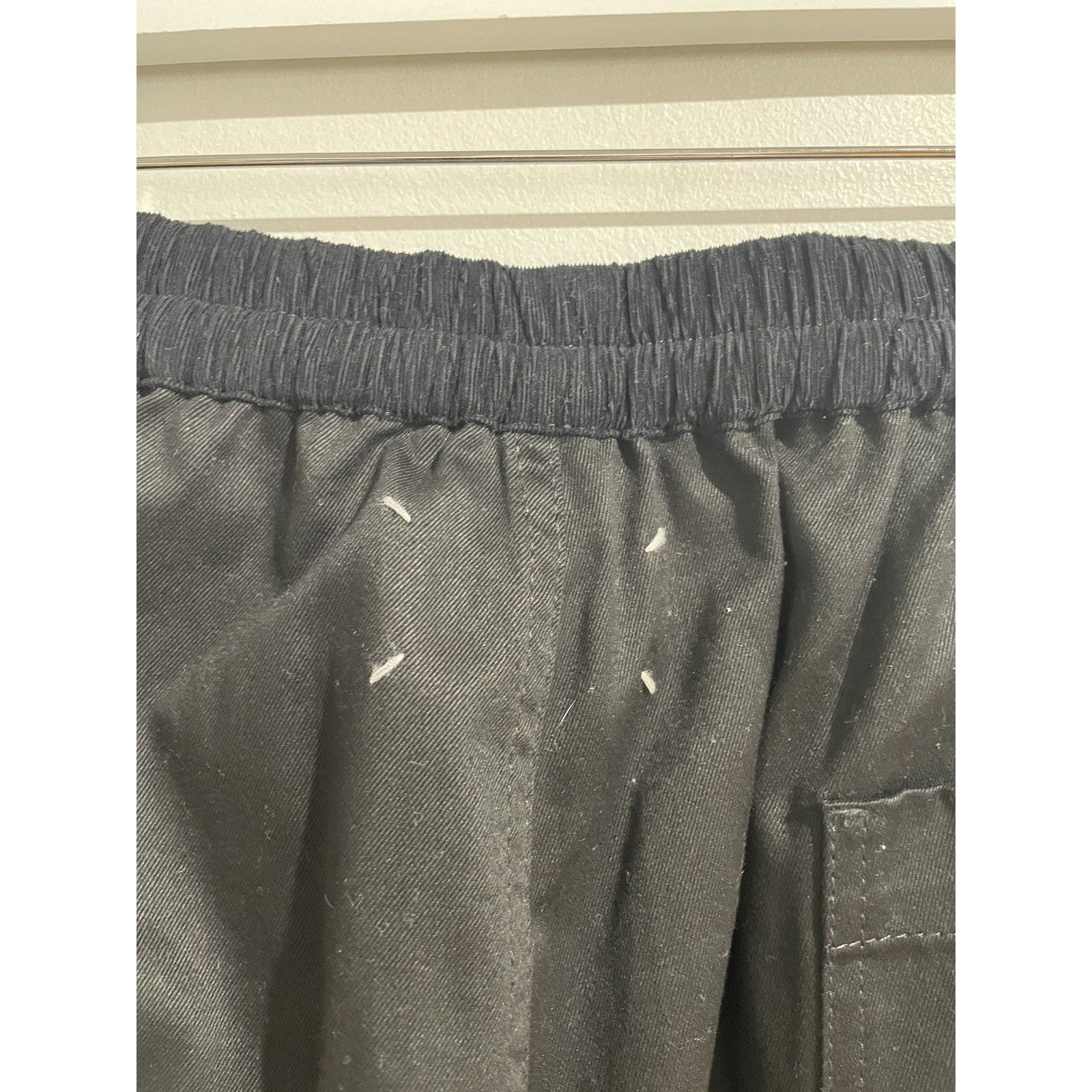 Maison Margiela MAISON MARGIELA PLEATED COTTON TROUSER BLACK SIZE 56 NEW Size US 40 / EU 56 - 3 Thumbnail