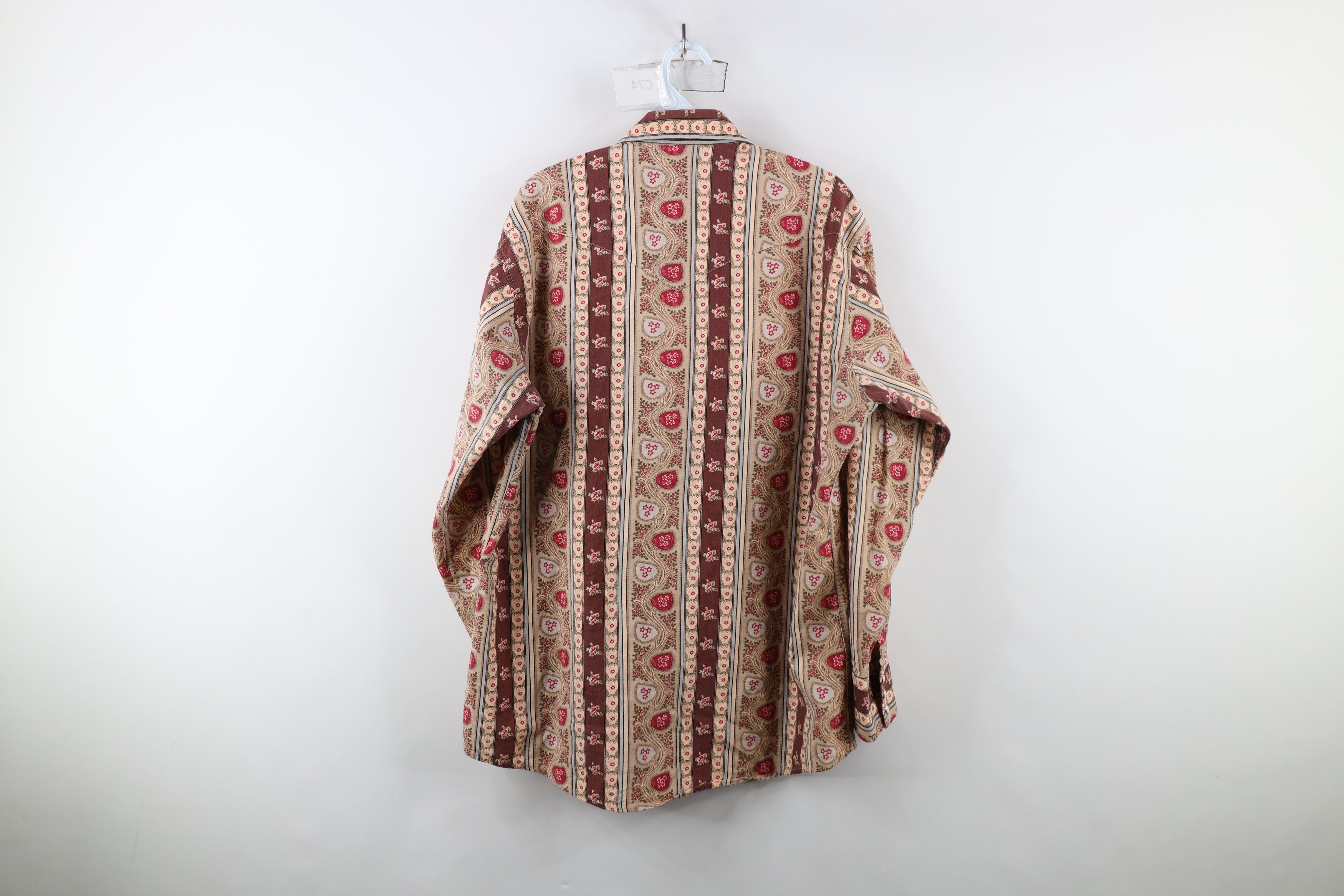 Vintage Vintage 90s Rockabilly Paisley Cowboy Western Button Shirt Size US L / EU 52-54 / 3 - 10 Thumbnail