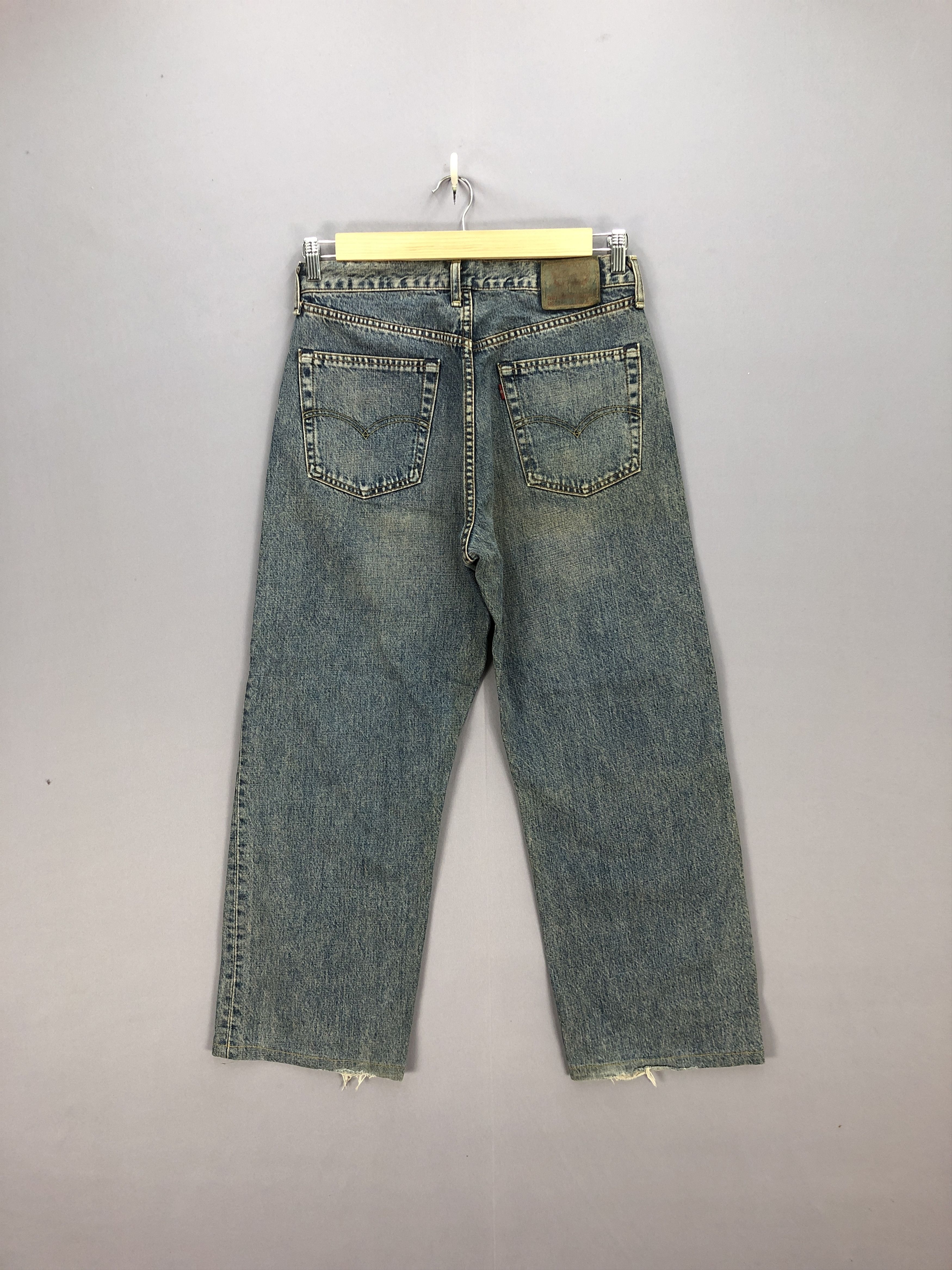 Levi's Crazy Y2K Baggy Levis 504 Jeans Levi's Cyber Faded Denim Size US 32 / EU 48 - 2 Thumbnail