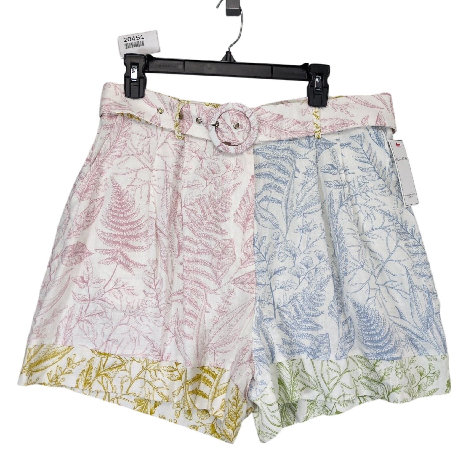 Other NWT Aura Women's XL Multicolor Floral Print Shorts Size 34" / US 12 / IT 48 - 1 Thumbnail
