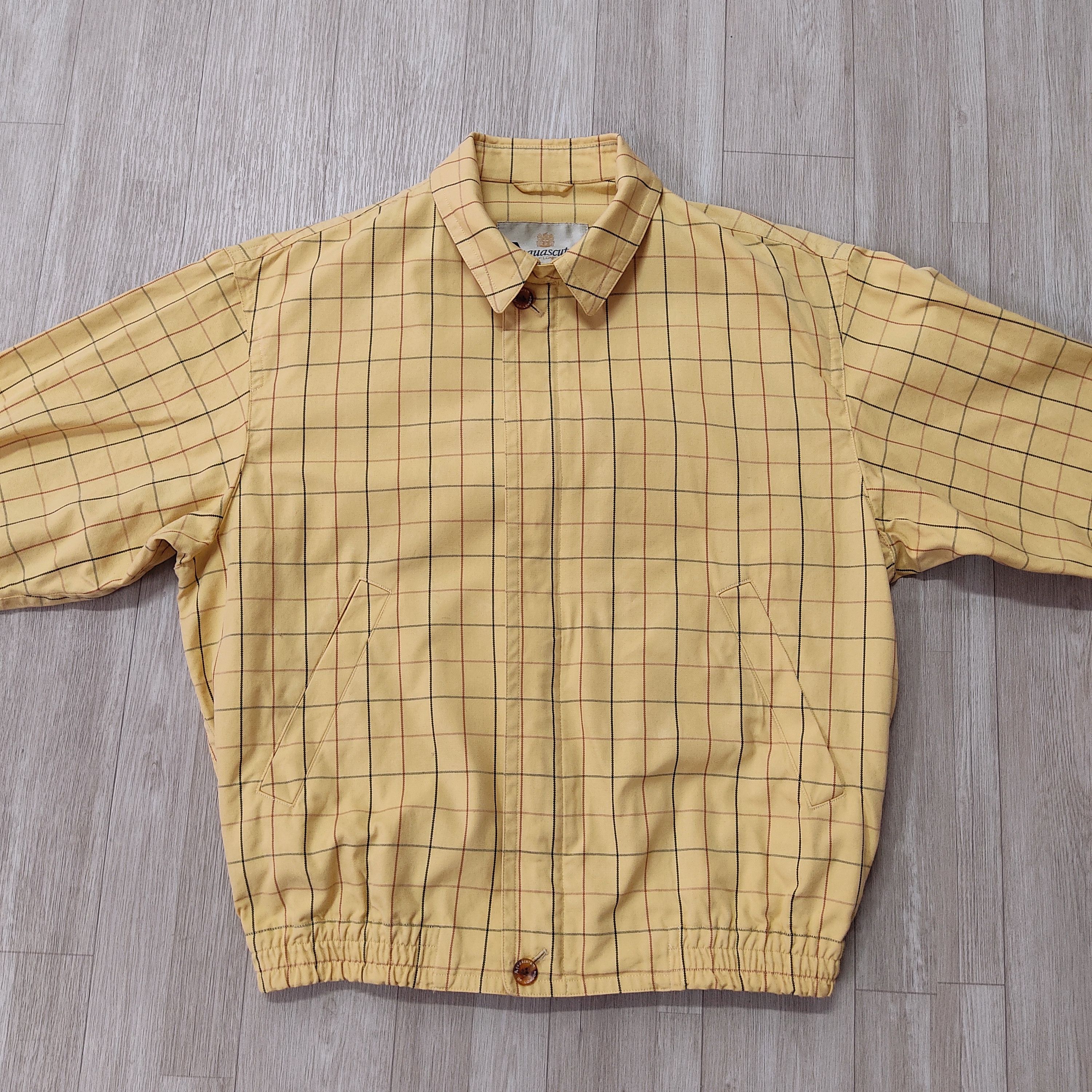 Aquascutum × Japanese Brand × Vintage AQUASCUTUM of LONDON Light Zipper Jacket Size US L / EU 52-54 / 3 - 6 Thumbnail