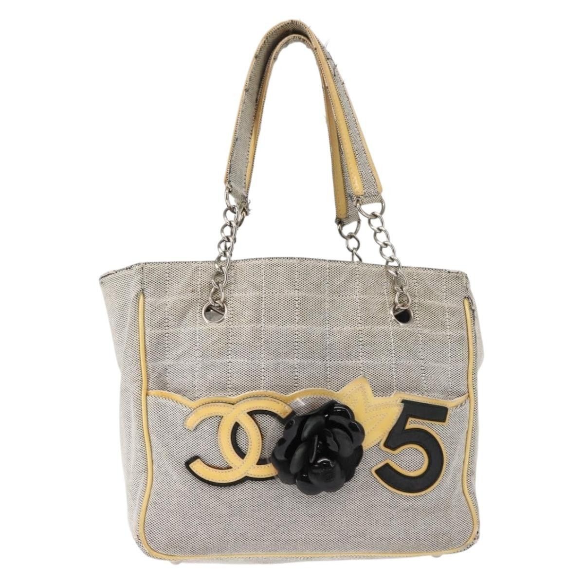 Chanel Chanel Choco Bar Camellia Chain Tote Bag Size ONE SIZE - 2 Thumbnail