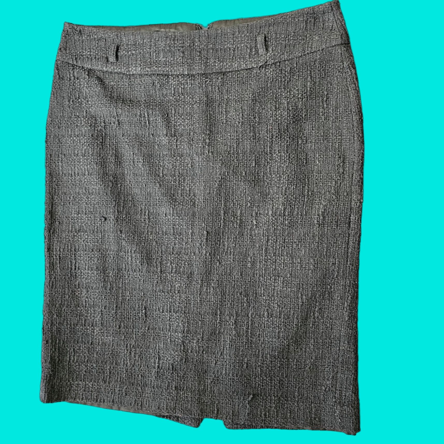 White House Black Market White House Black Market Skirt Black Sz 8 Lined Pencil Straight Back Zip Size 30" / US 8 / IT 44 - 1 Thumbnail