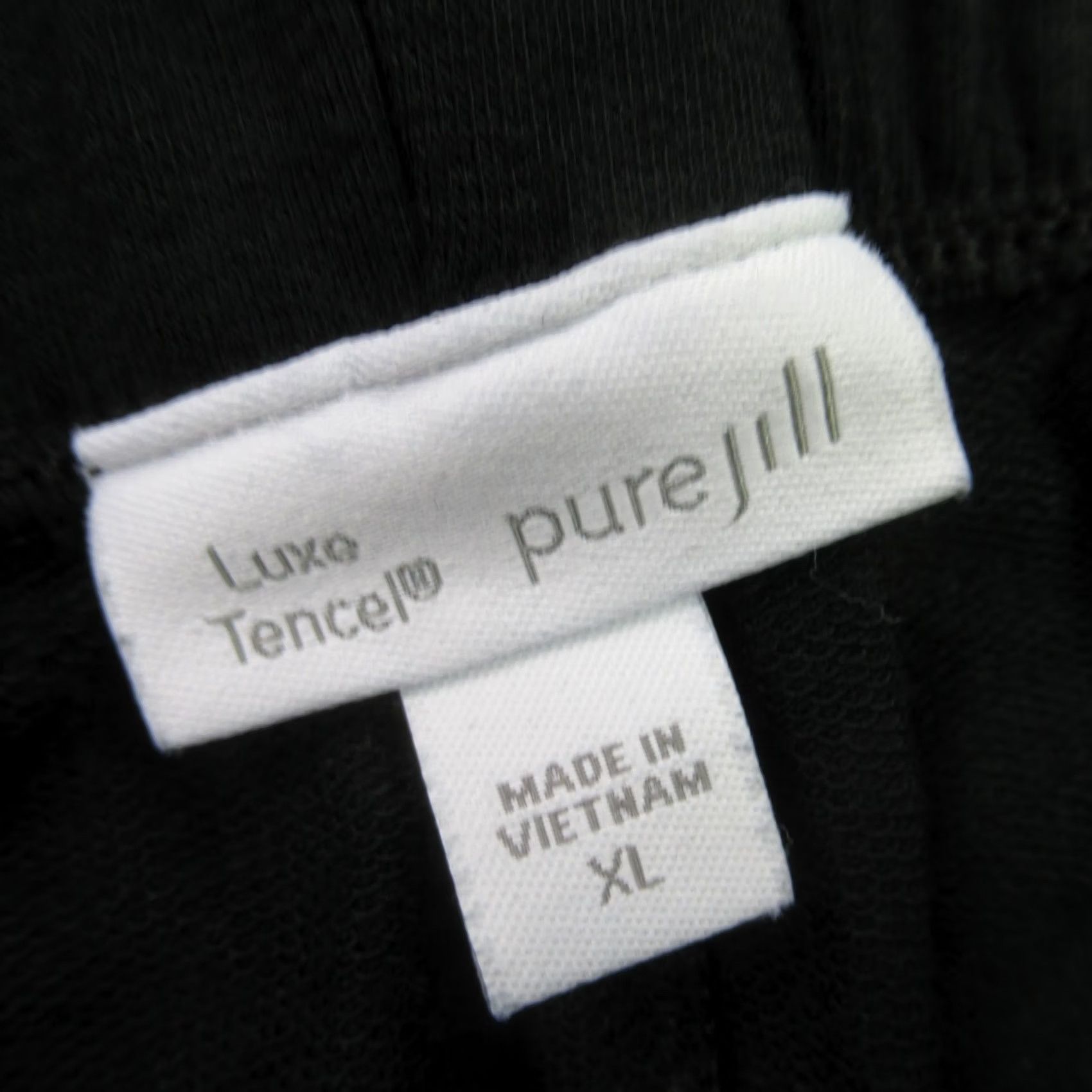 J. Jill J. Jill Pants Womens XL Activewear Black Workout Outdoor Elastic Casual Pants Size 40" / US 18 - 3 Thumbnail